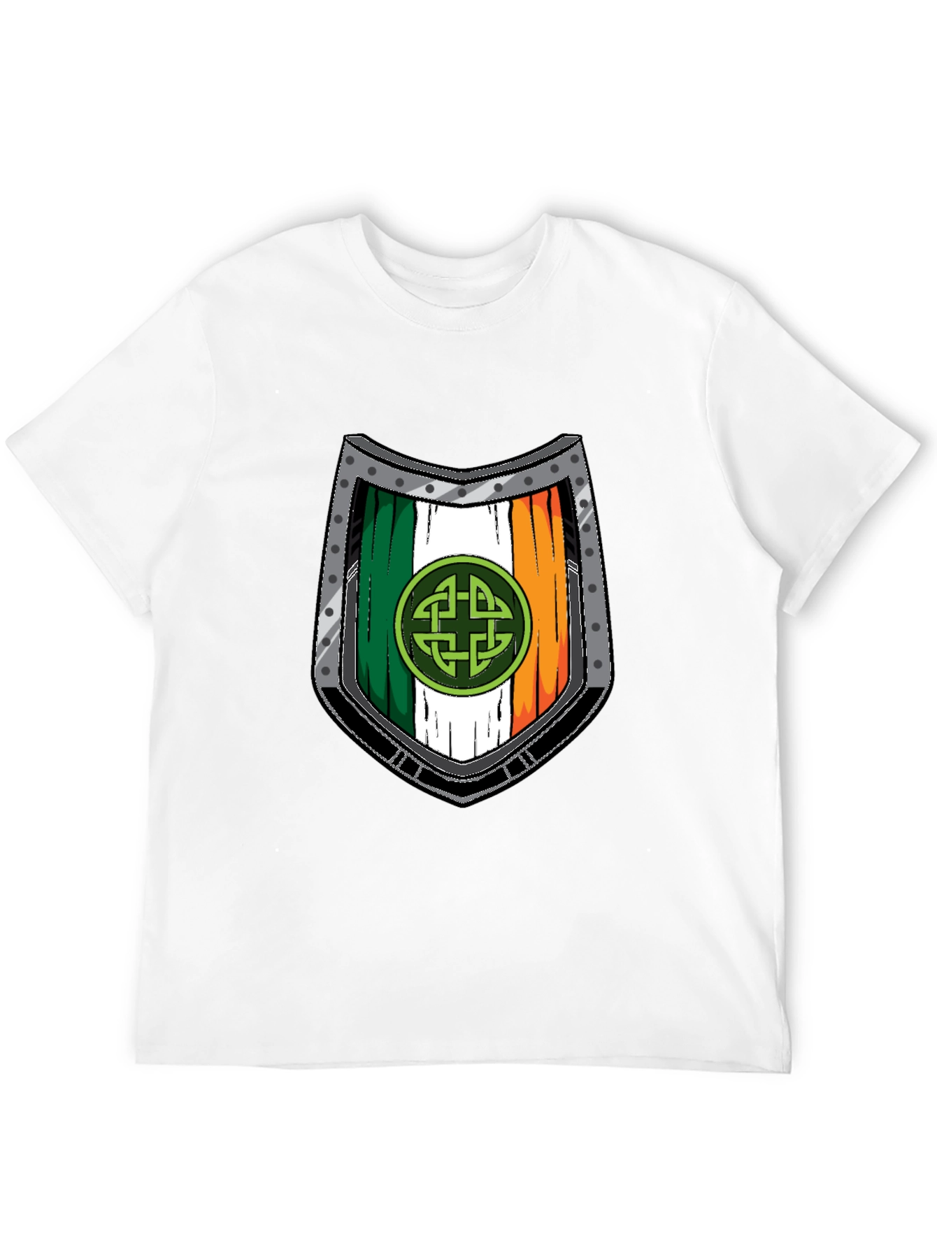 Irish Shield T-Shirt - Celtic Knot Design