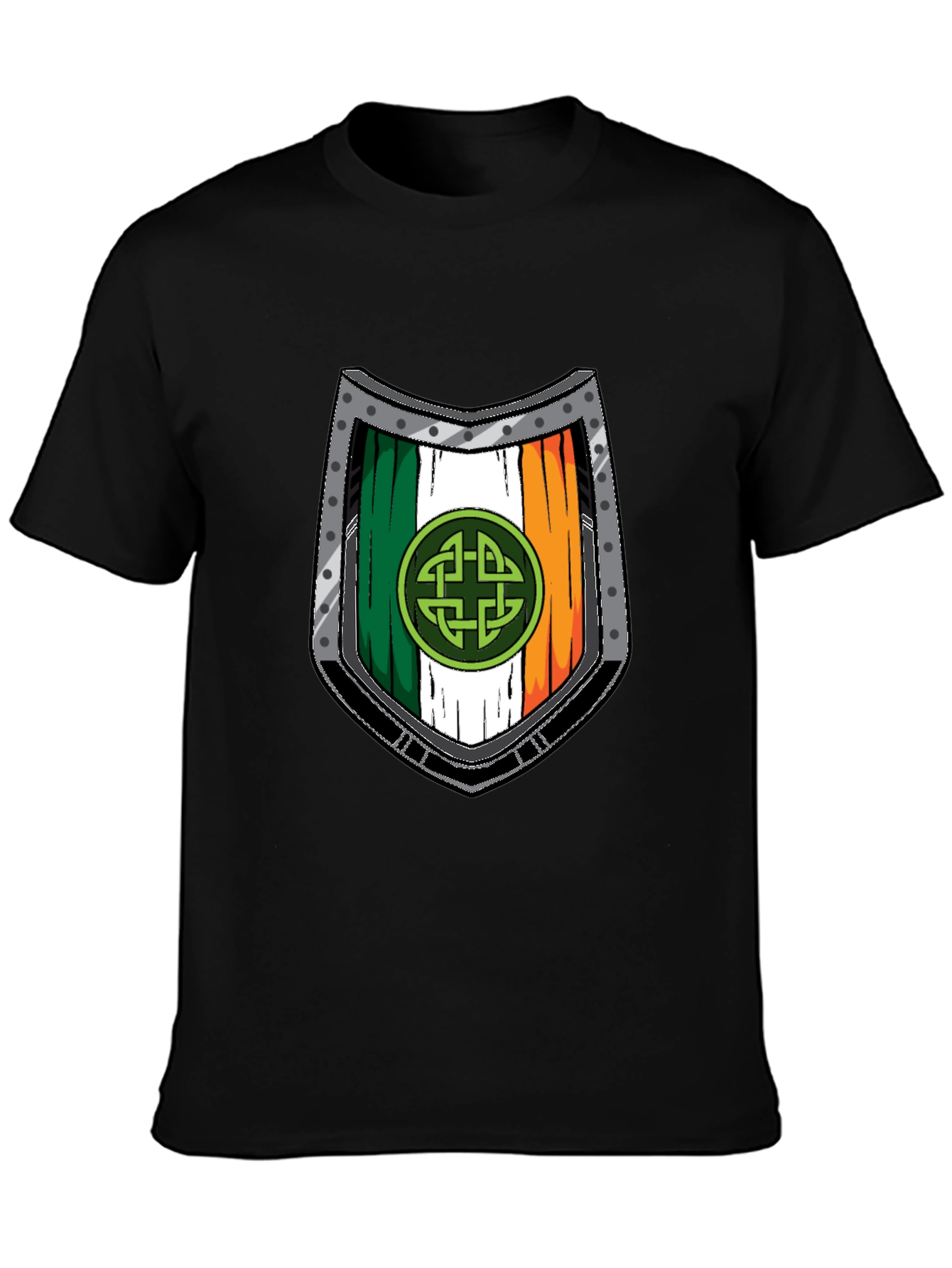 Irish Shield T-Shirt - Celtic Knot Design