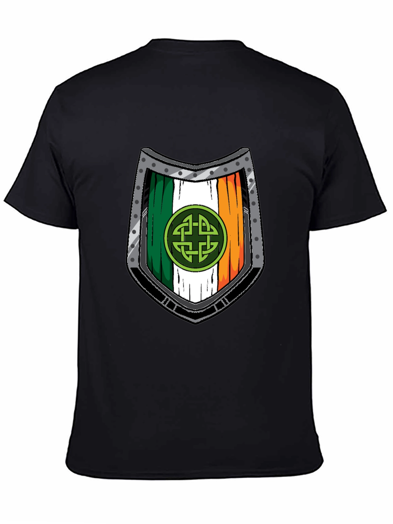 Irish Shield T-Shirt - Celtic Knot Design