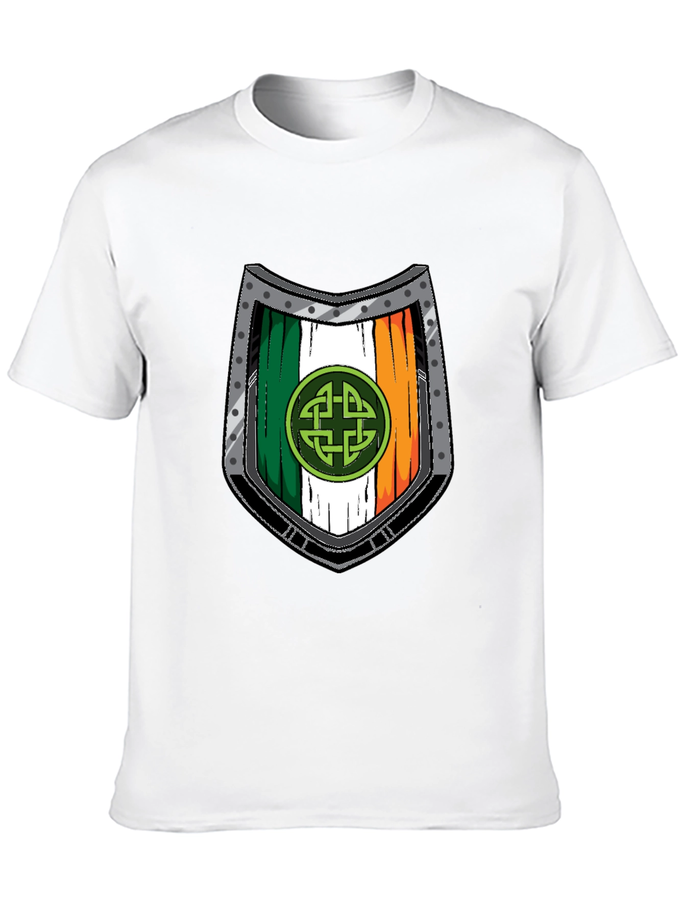 Irish Shield T-Shirt - Celtic Knot Design