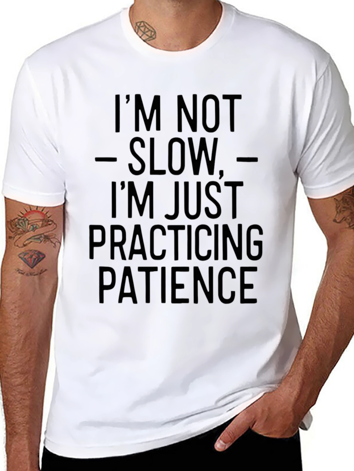 Im Not Slow Patience T-Shirt - Funny Slogan Tee