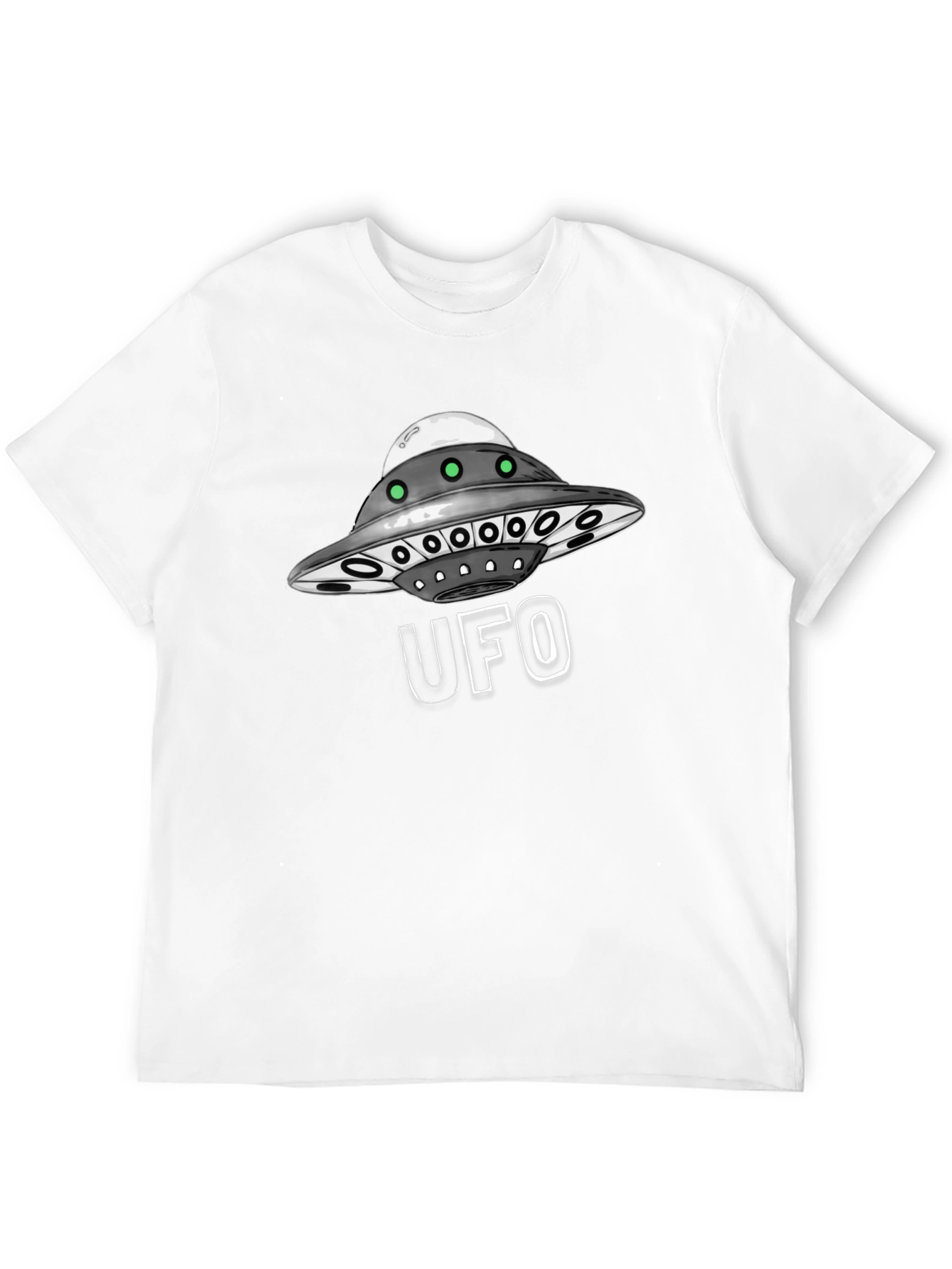 UFO Graphic Black T-Shirt