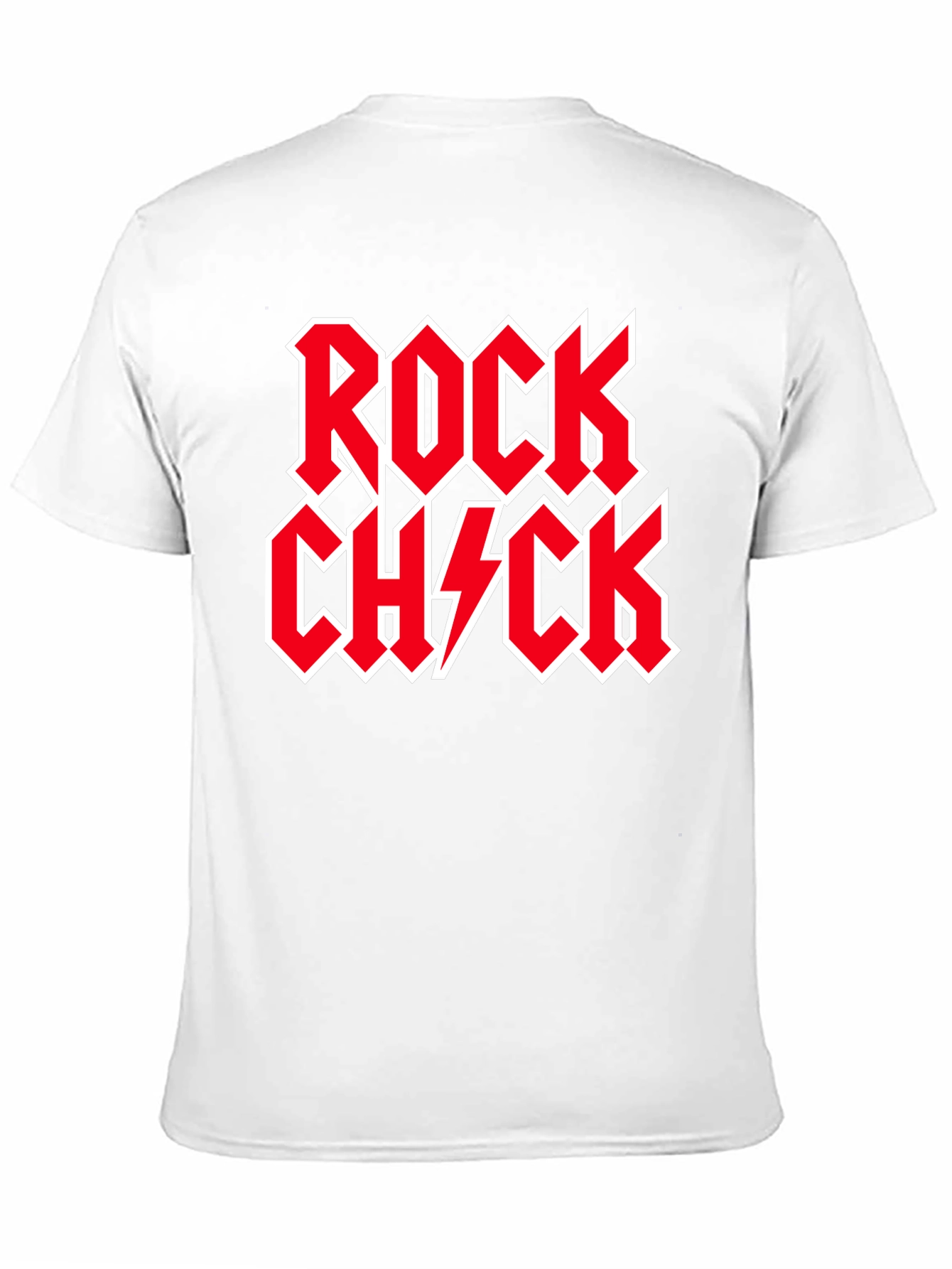 Rock Chick Graphic Tee - Black Cotton T-Shirt
