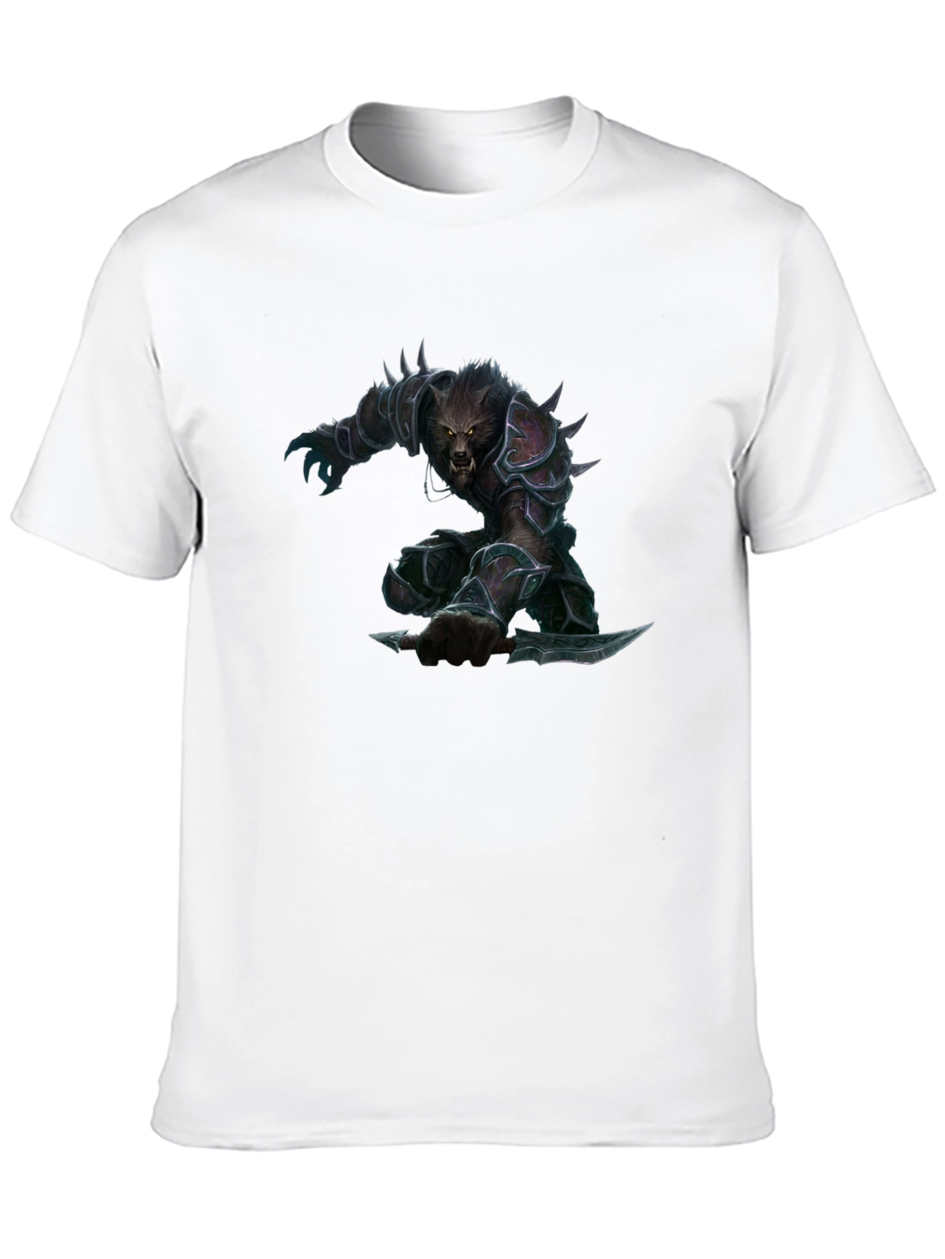 Werewolf Warrior Graphic Tee - Black