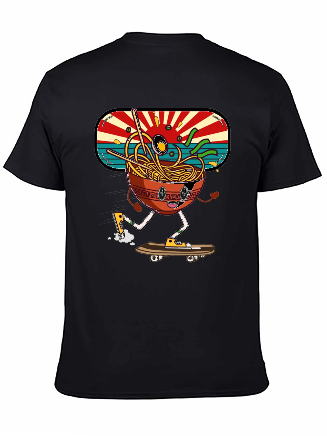 Ramen Skateboarder Graphic Tee