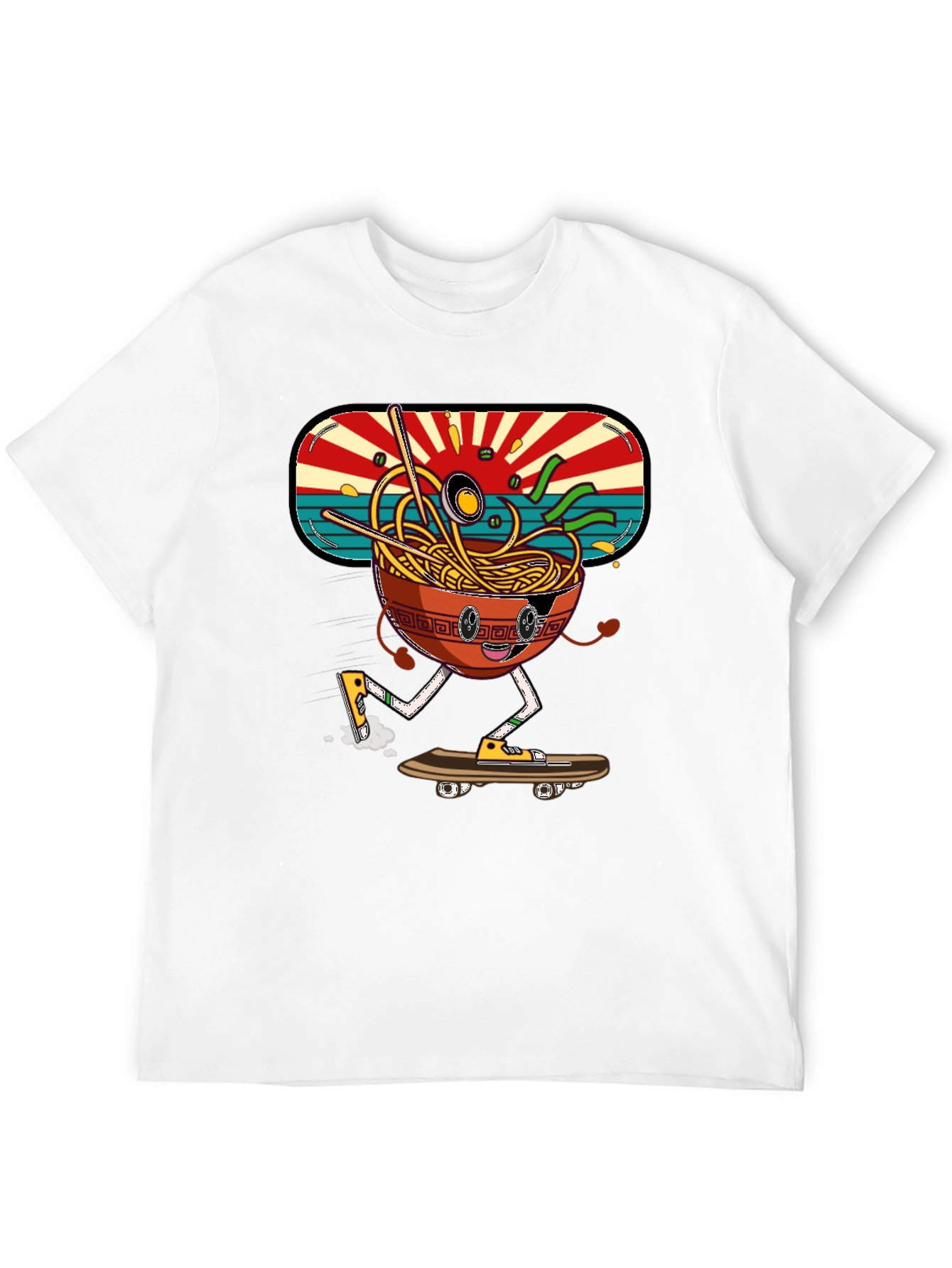 Ramen Skateboarder Graphic Tee