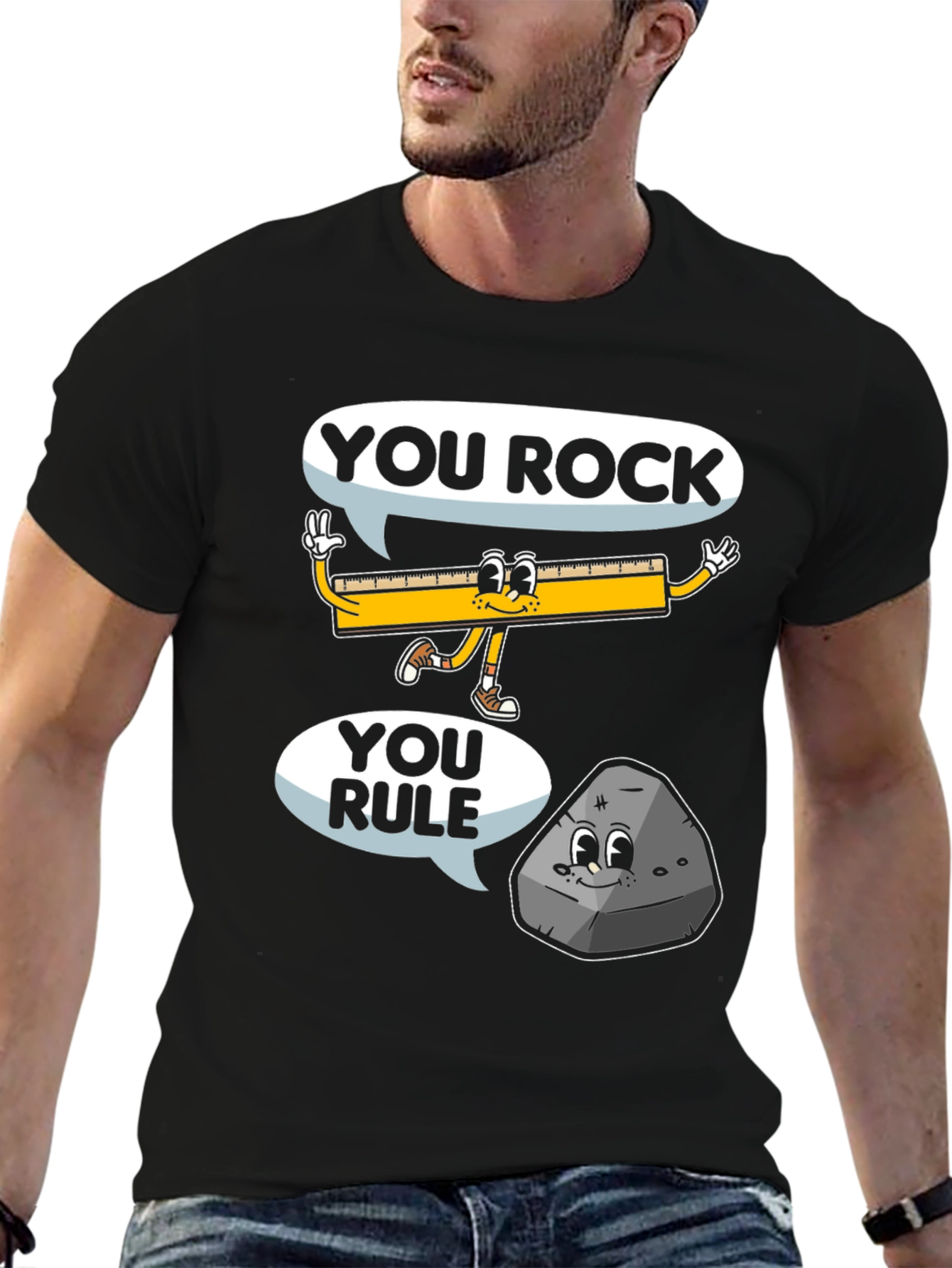 You Rock You Rule Funny Pun T-Shirt