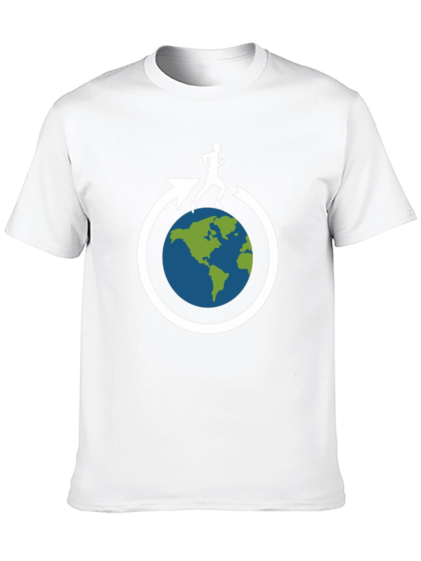 Around the World Run T-Shirt - Black