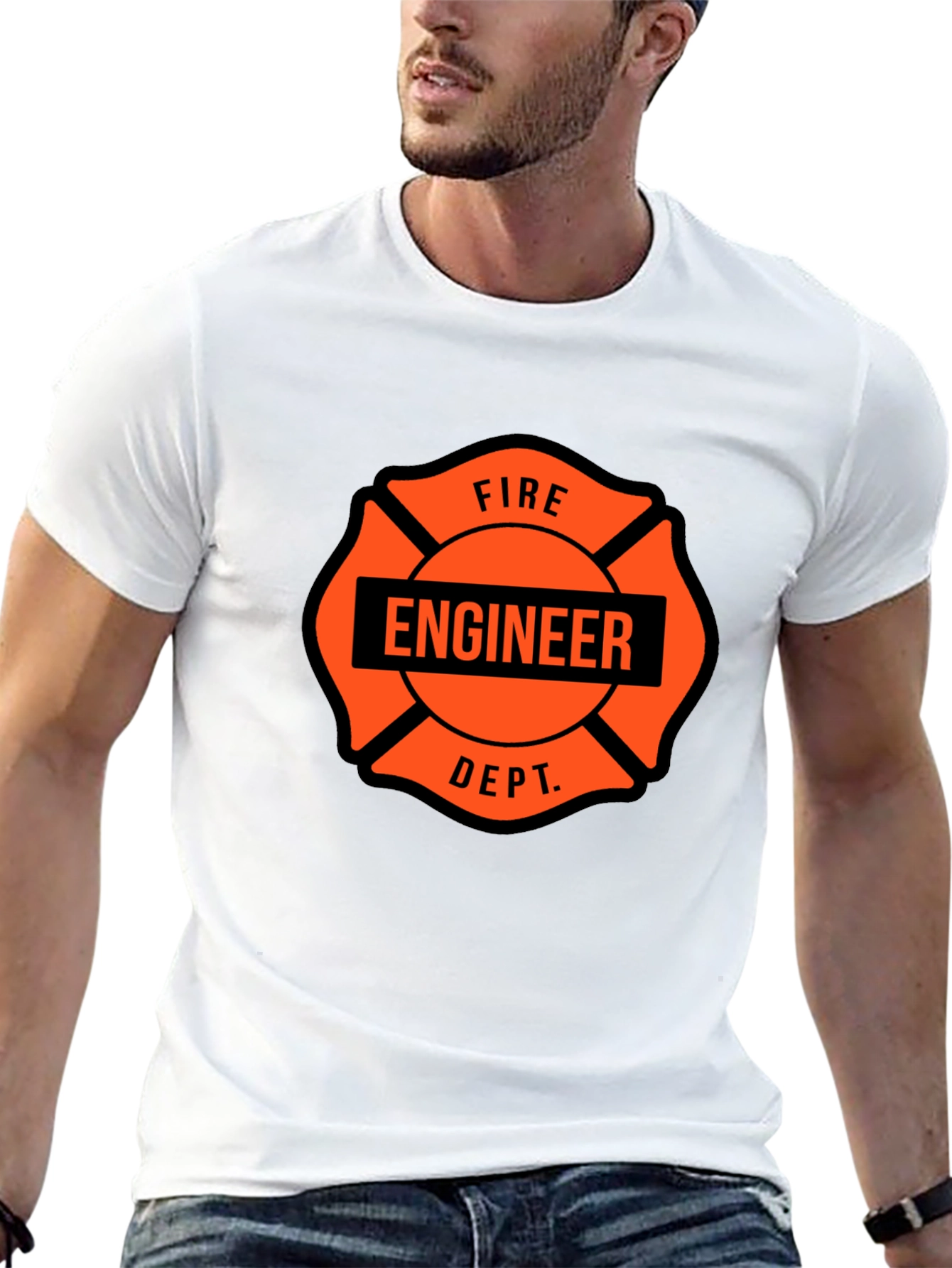 Fire Engineer Dept. T-Shirt Black