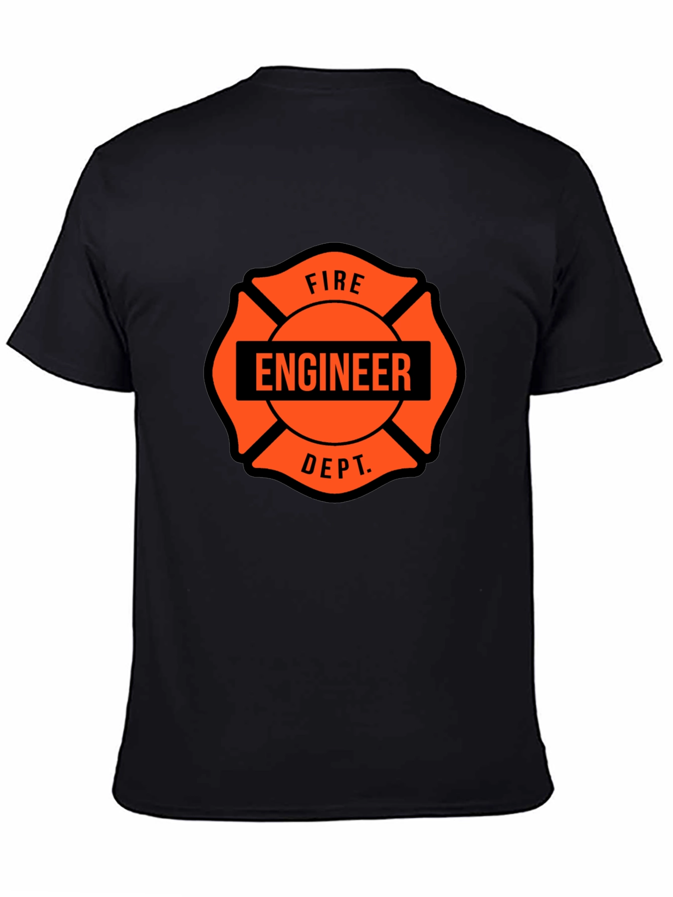 Fire Engineer Dept. T-Shirt Black