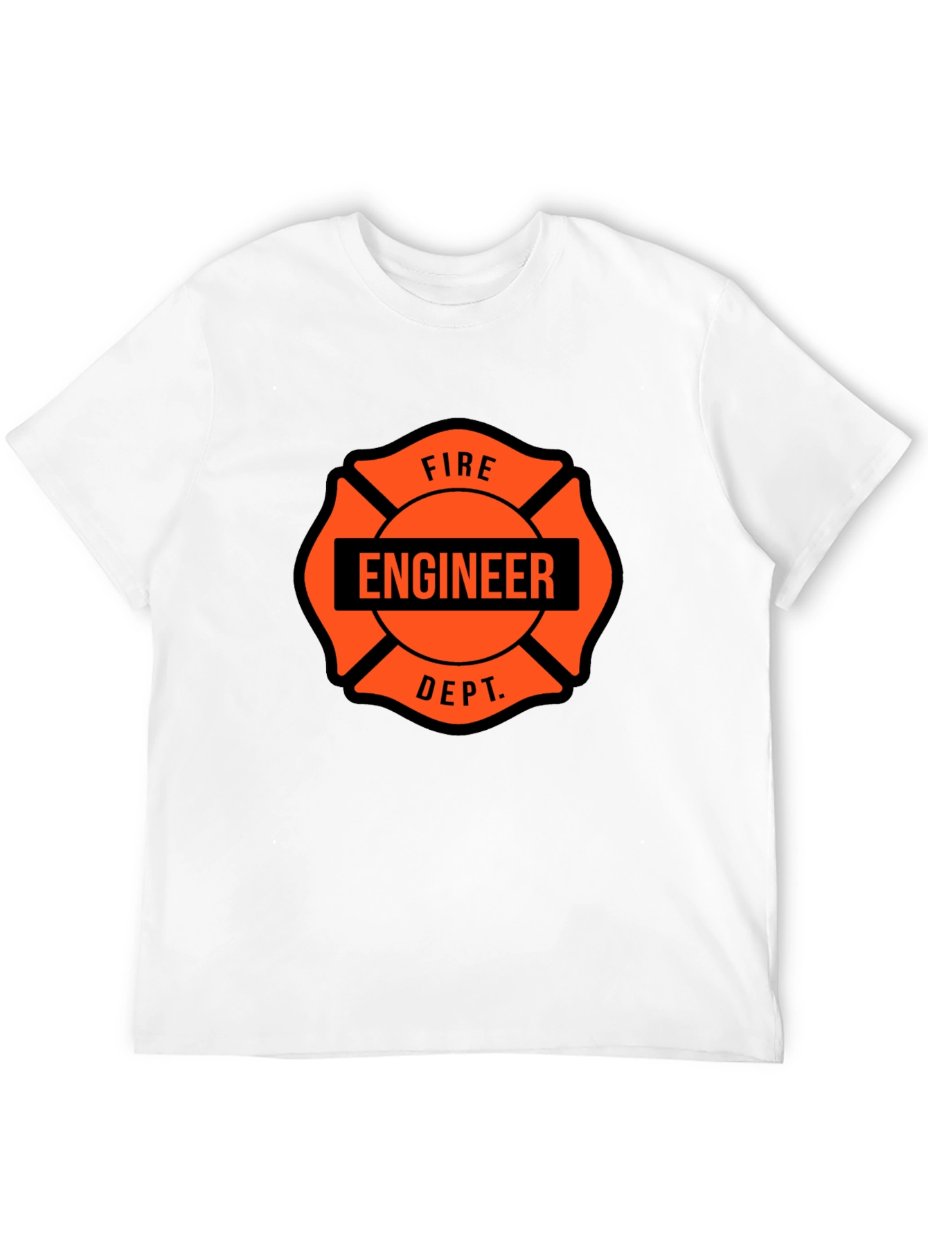 Fire Engineer Dept. T-Shirt Black