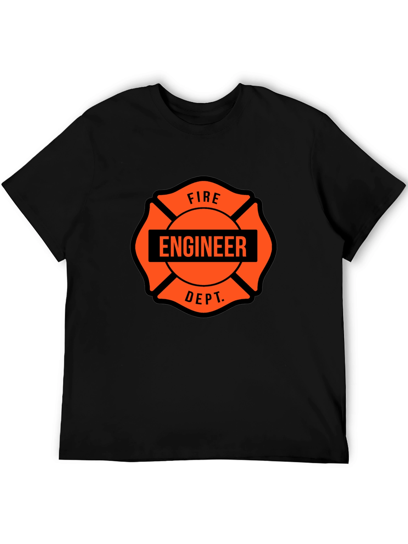 Fire Engineer Dept. T-Shirt Black