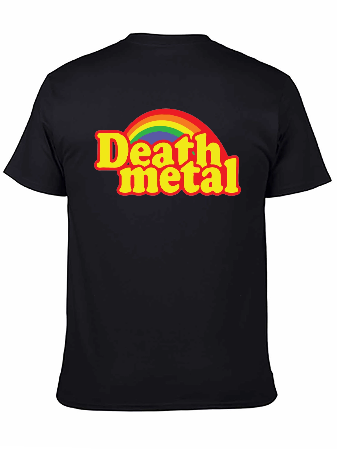 Death Metal Rainbow T-Shirt - Dark Humor Tee