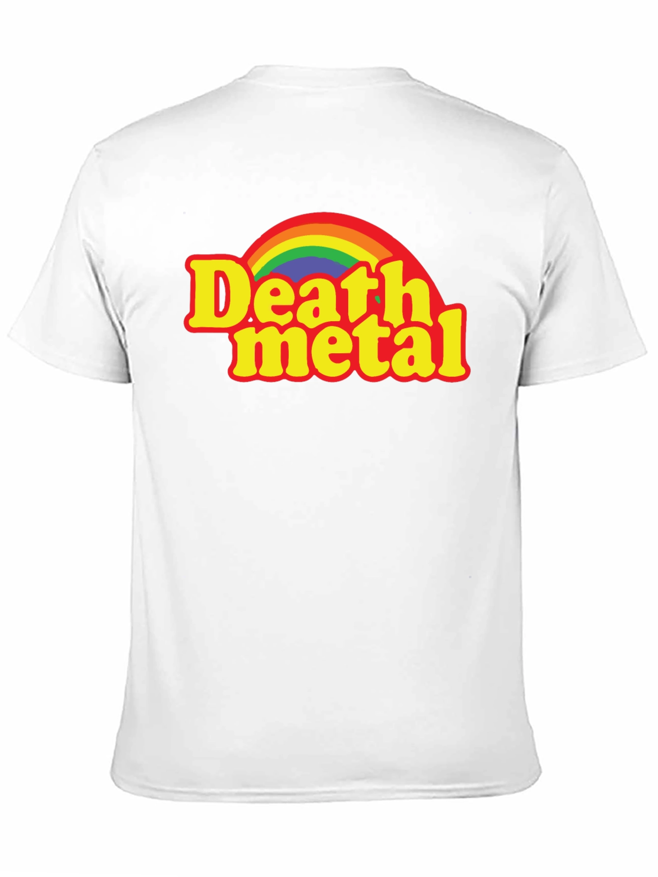 Death Metal Rainbow T-Shirt - Dark Humor Tee