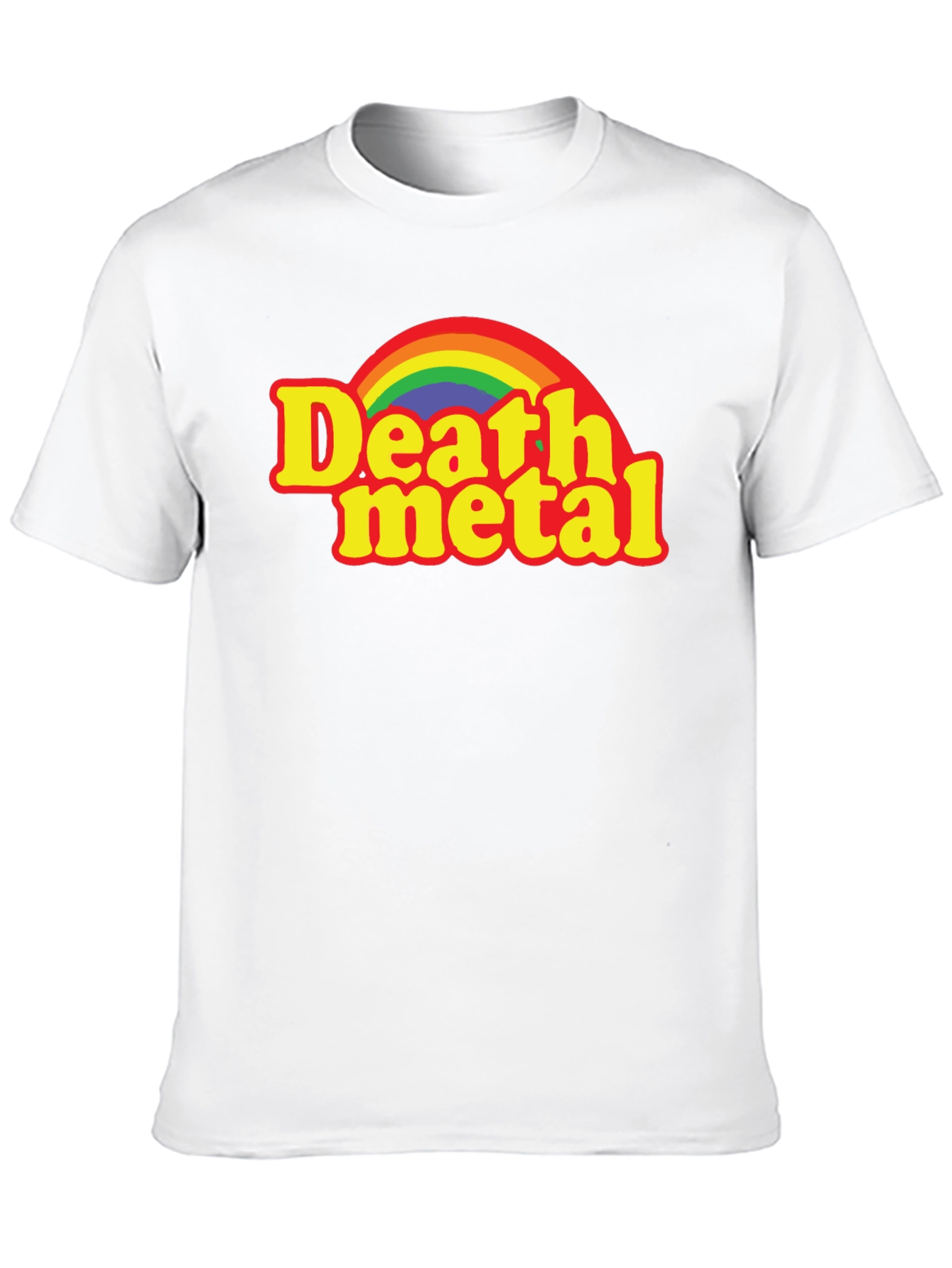 Death Metal Rainbow T-Shirt - Dark Humor Tee