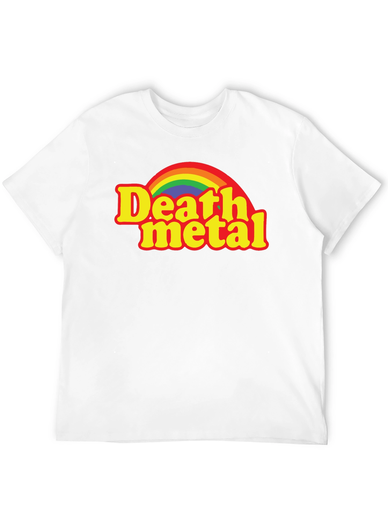Death Metal Rainbow T-Shirt - Dark Humor Tee