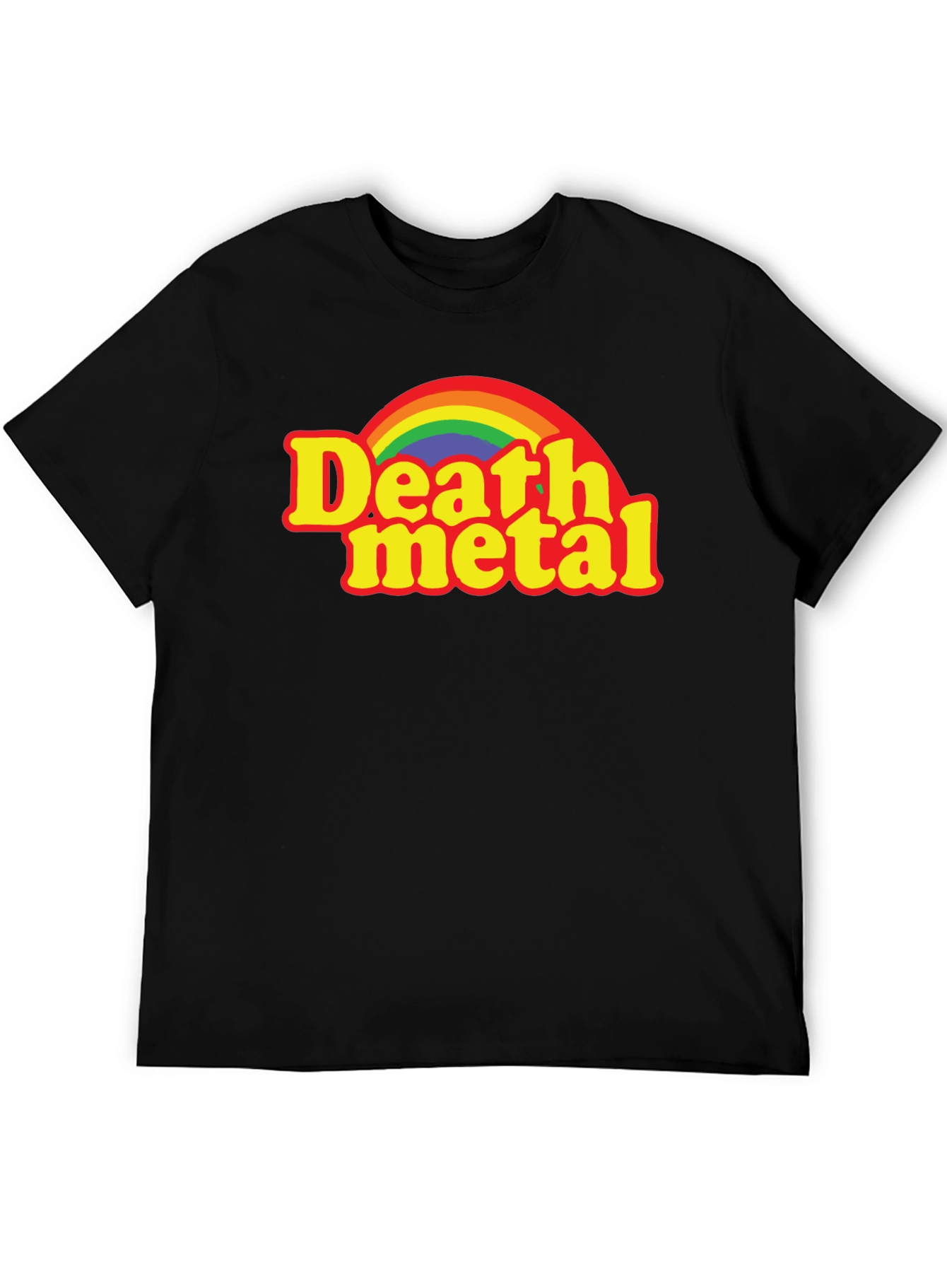 Death Metal Rainbow T-Shirt - Dark Humor Tee