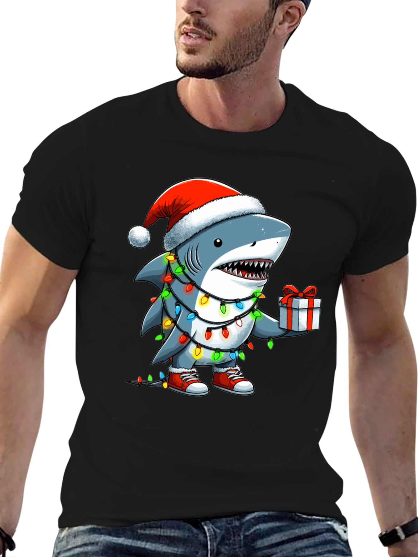 Christmas Shark T-Shirt