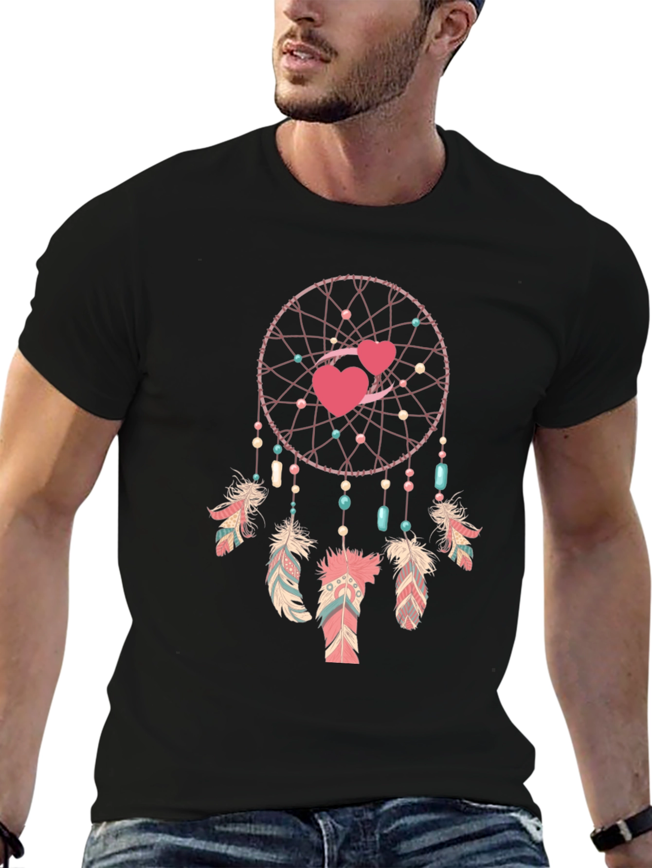 Dreamcatcher Heart T-Shirt - Stylish & Unique