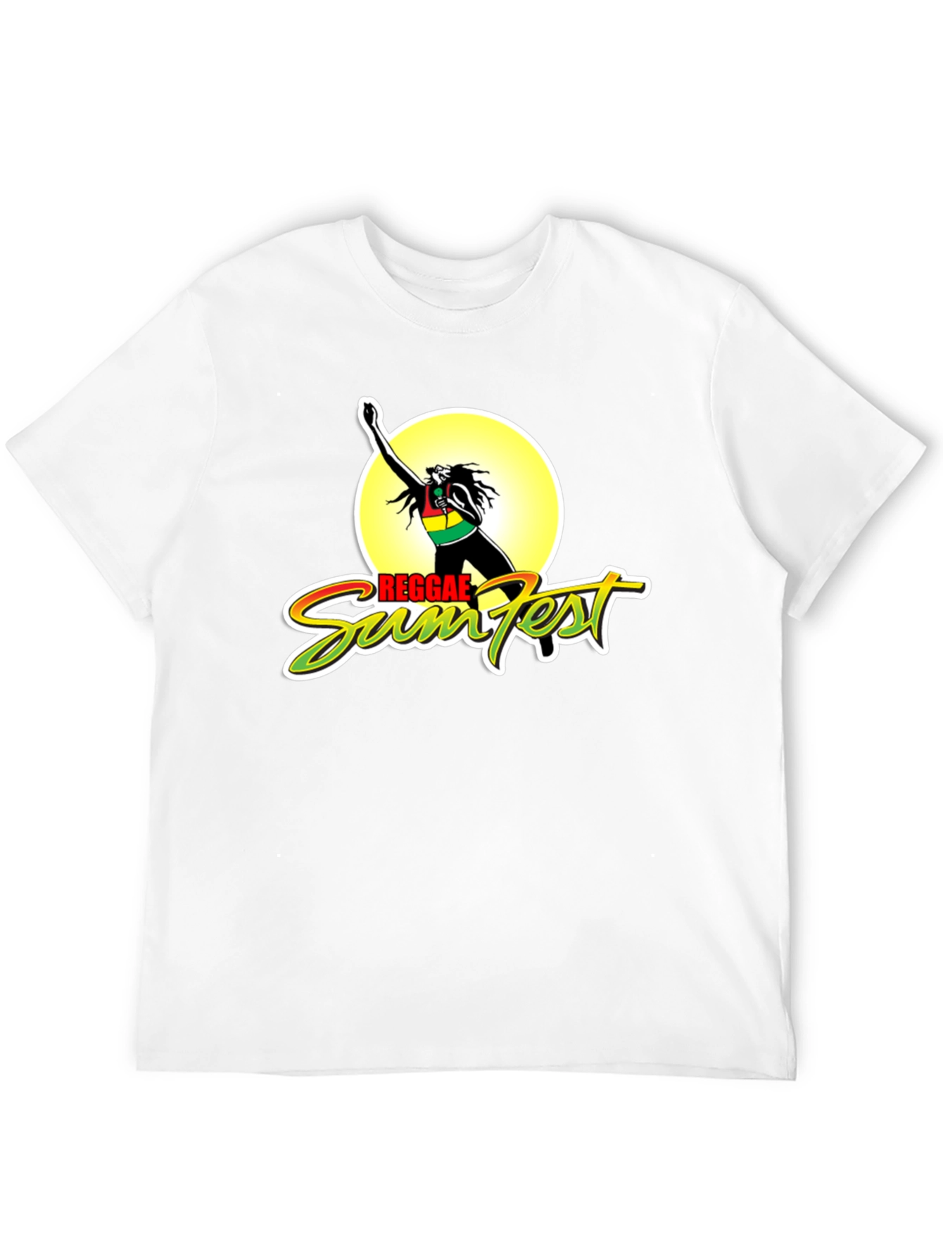 Reggae Sumfest T-Shirt Black Graphic Print