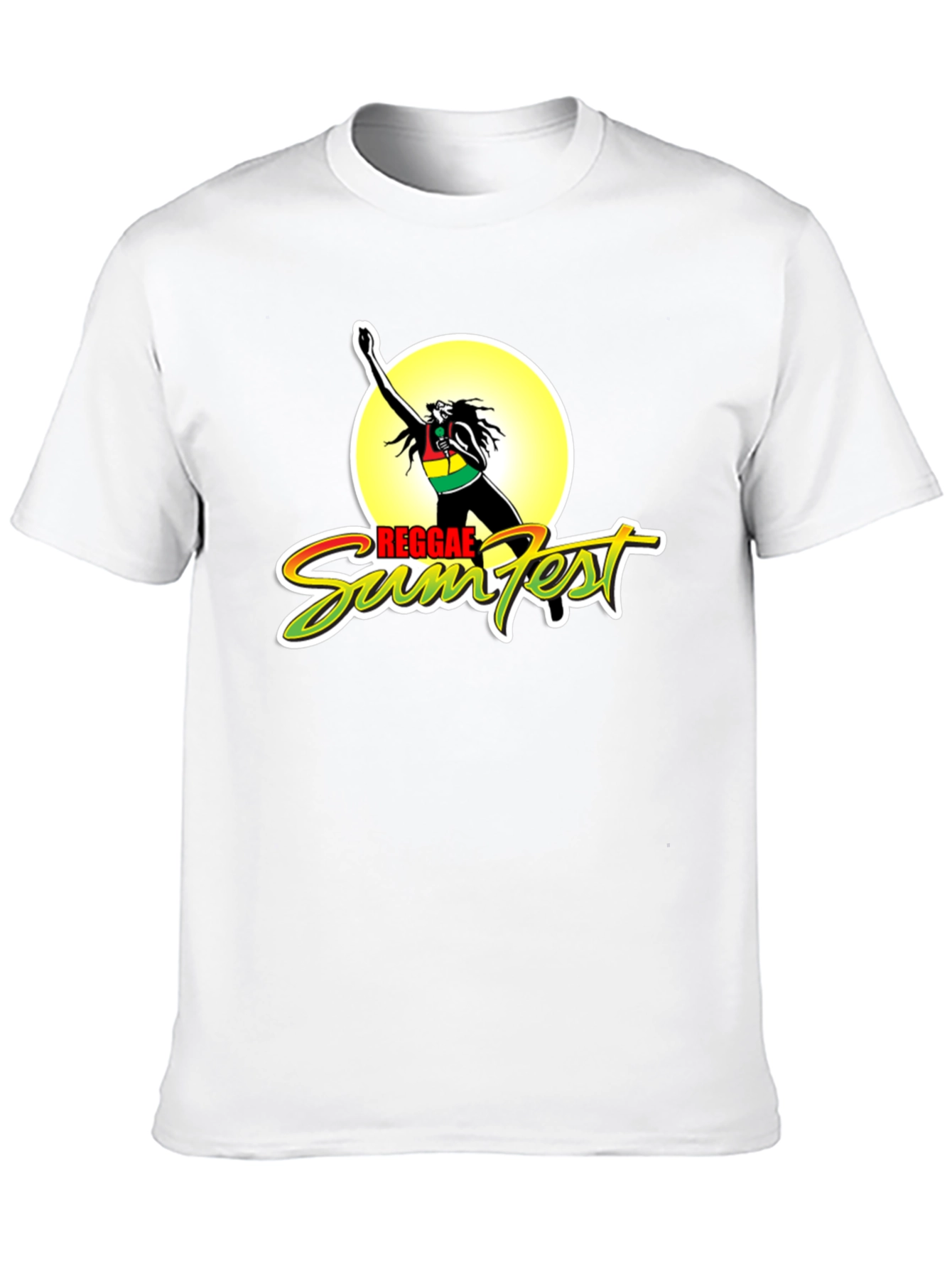 Reggae Sumfest T-Shirt Black Graphic Print