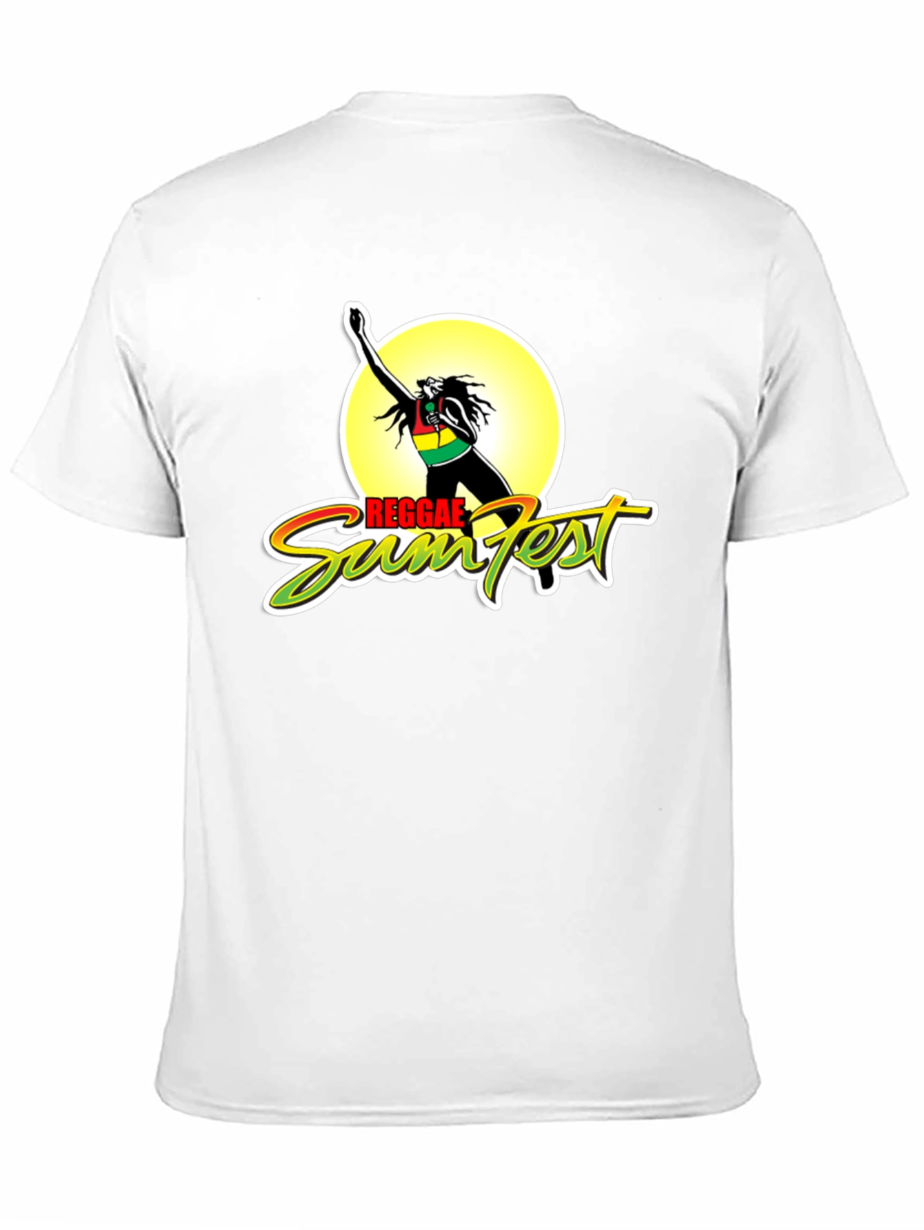 Reggae Sumfest T-Shirt Black Graphic Print