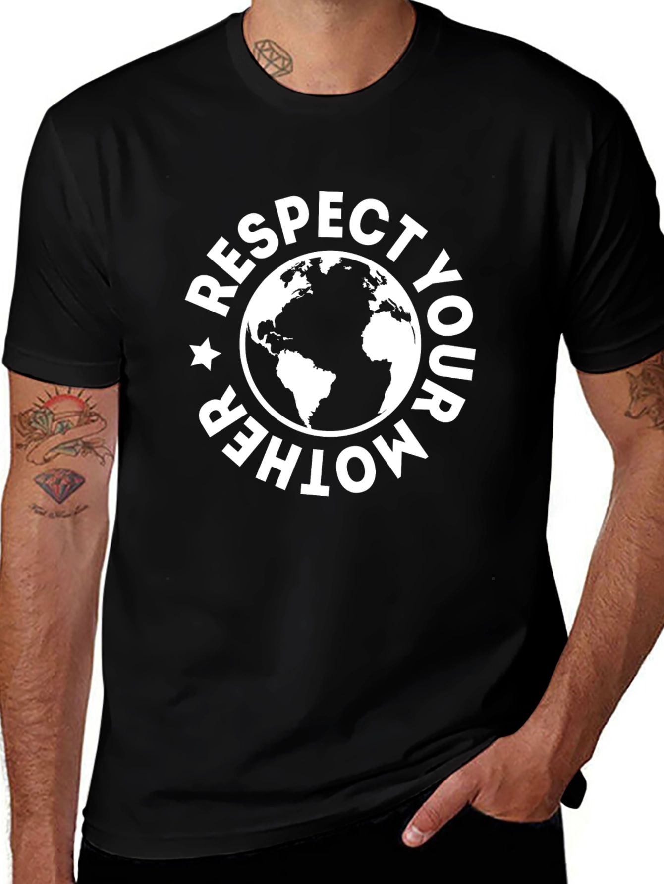 Respect Your Mother Earth Graphic T-Shirt