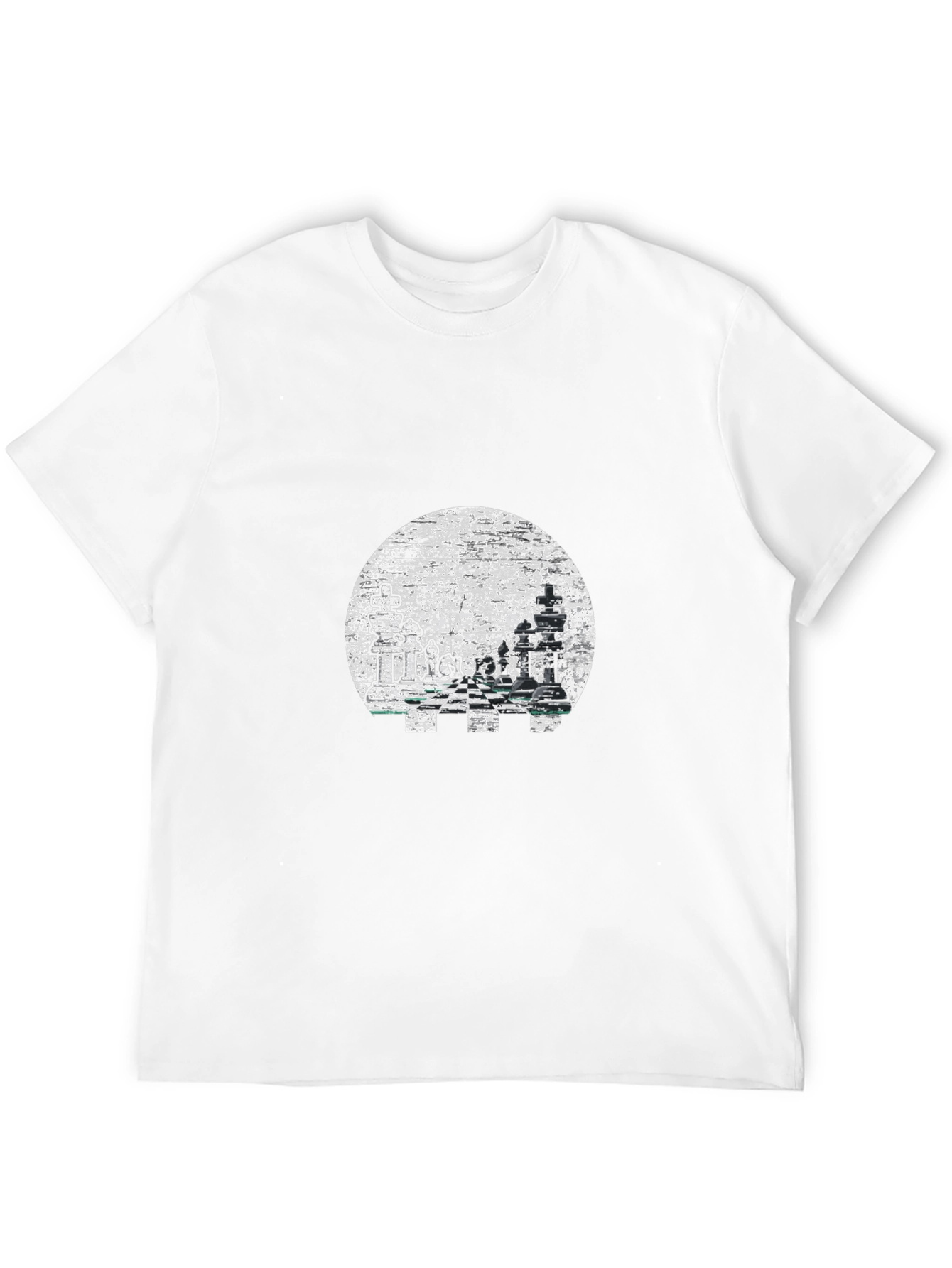 Chess Graphic Tee - Stylish Black Casual Wear