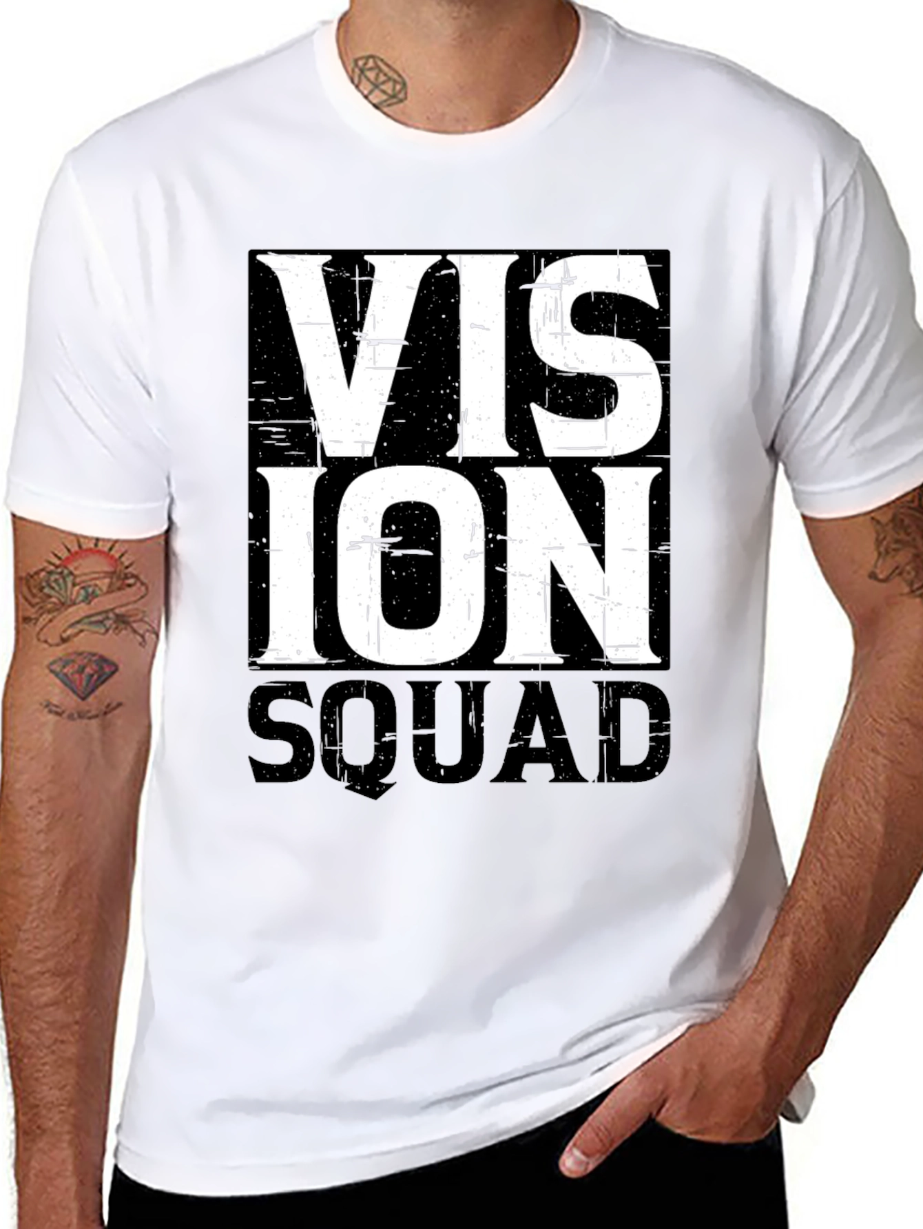 Vision Squad Graphic Tee - Bold Design