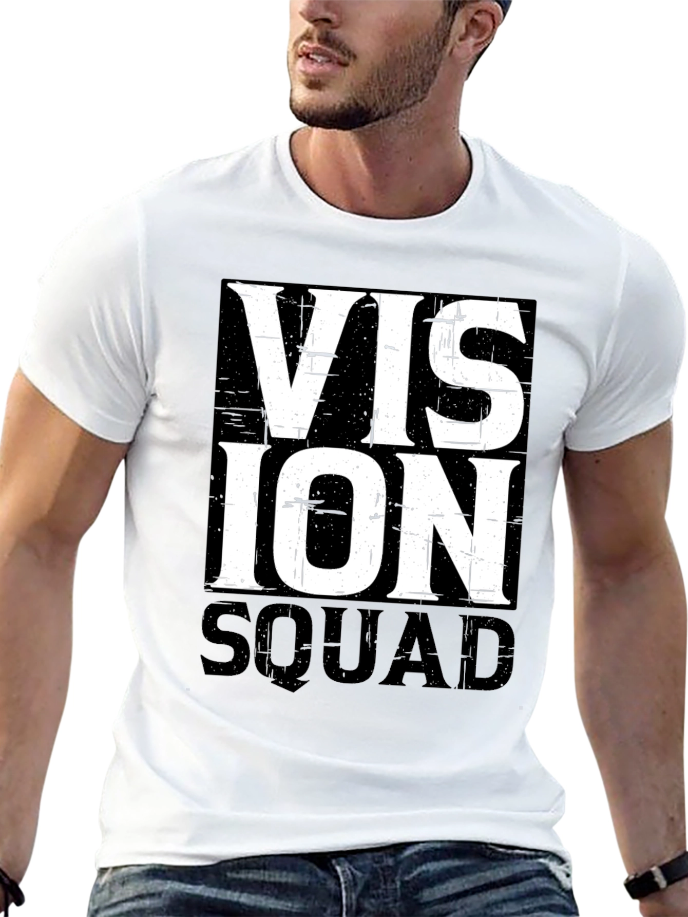 Vision Squad Graphic Tee - Bold Design