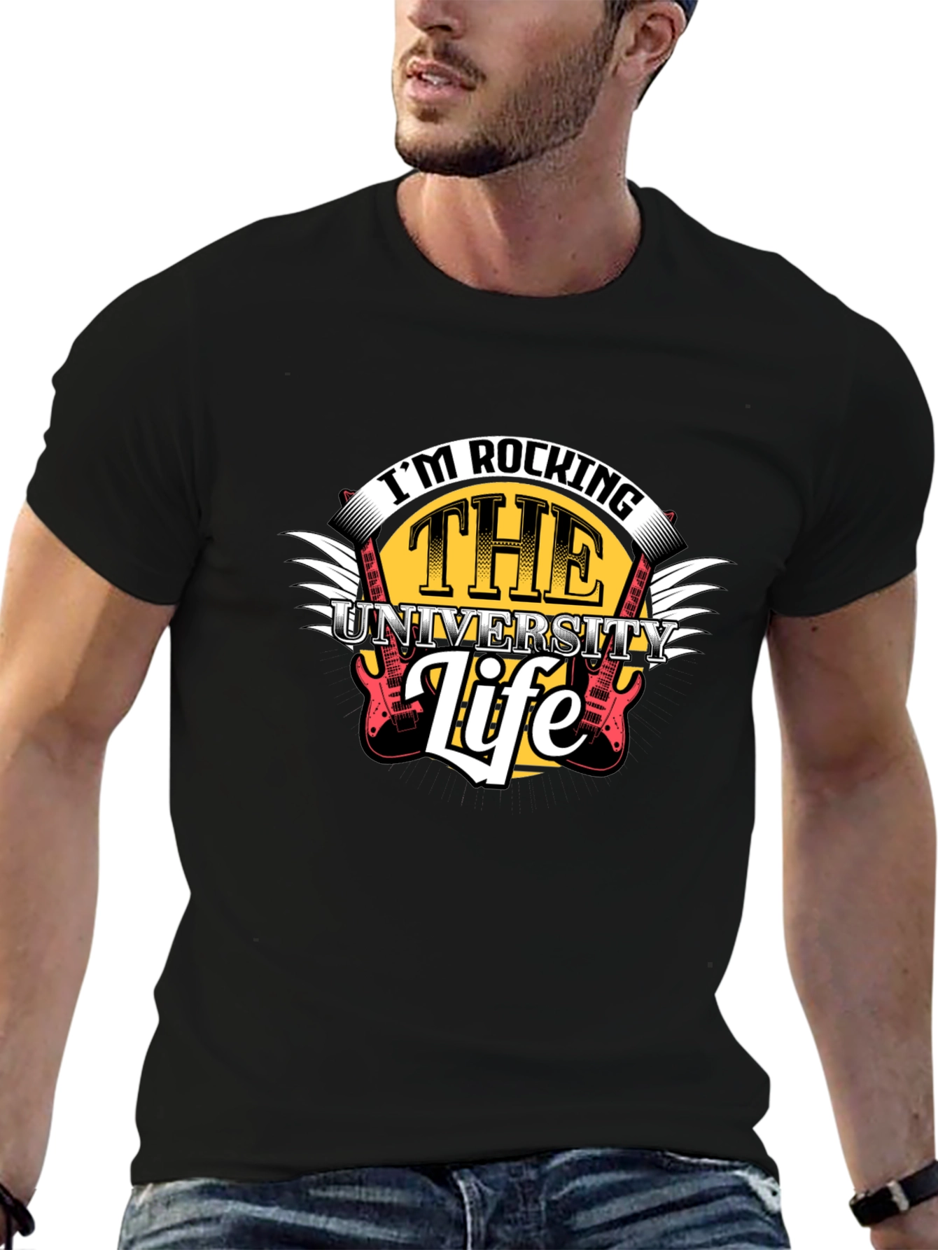 Rocking the University Life Graphic Tee