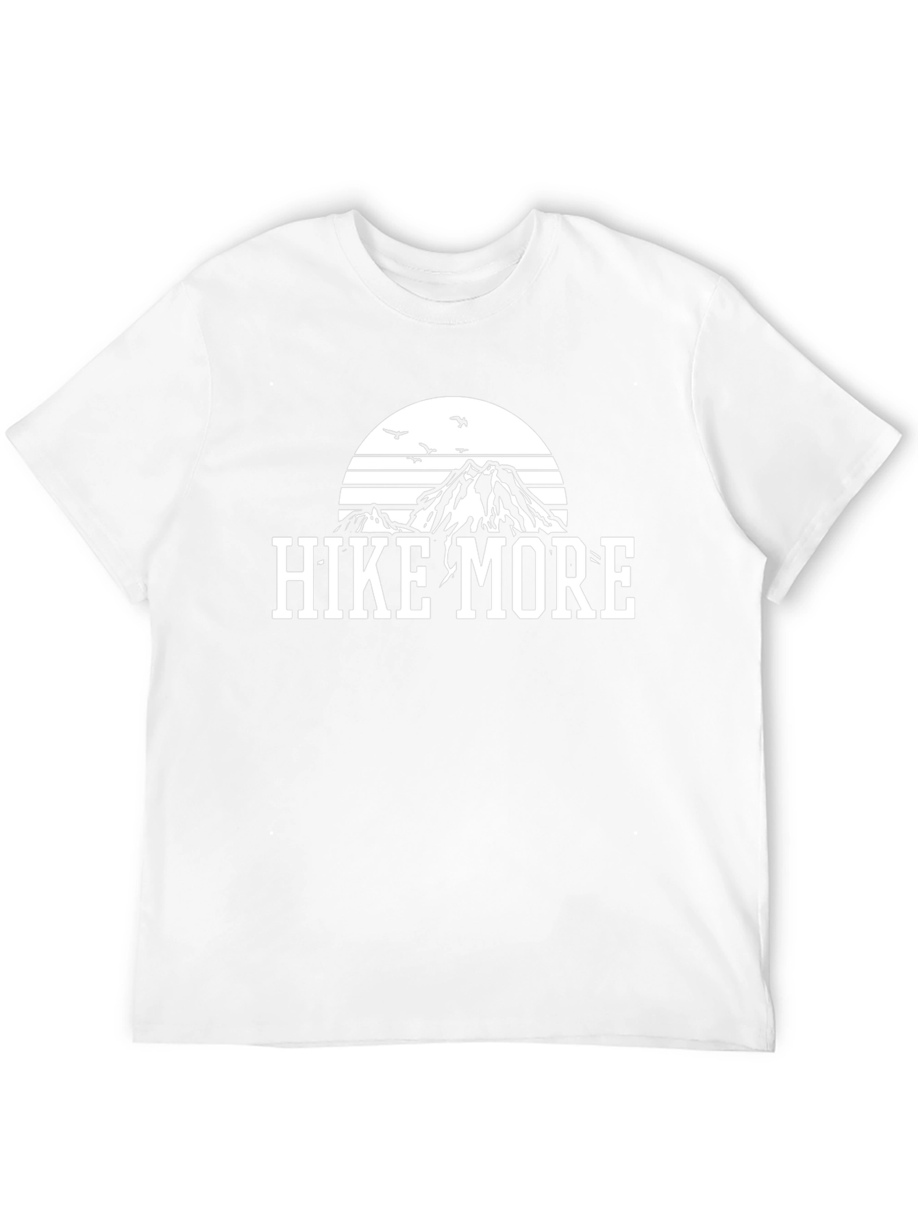 Hike More Graphic Tee - Mountain Design