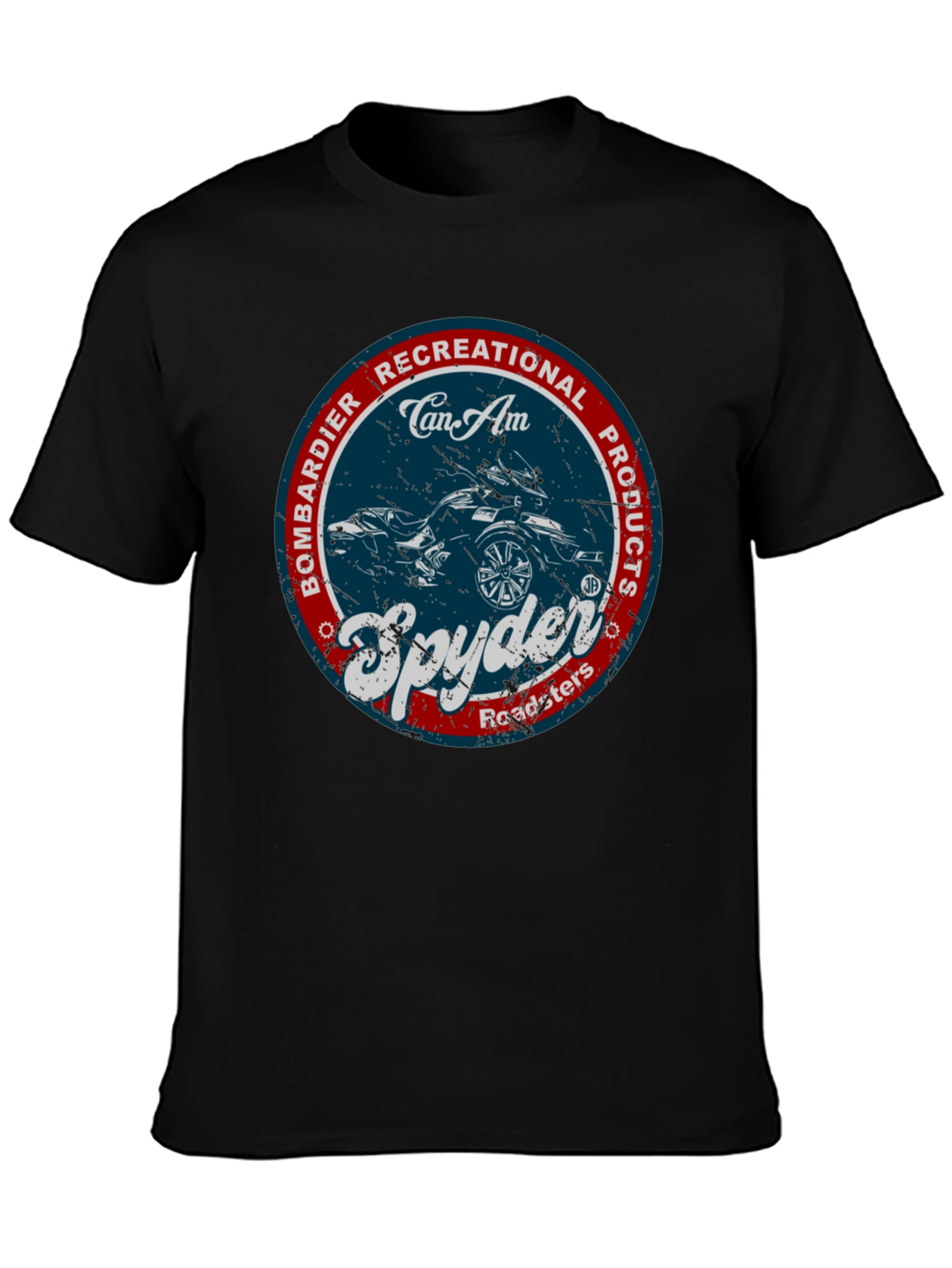 Can-Am Spyder Roadster Black T-Shirt