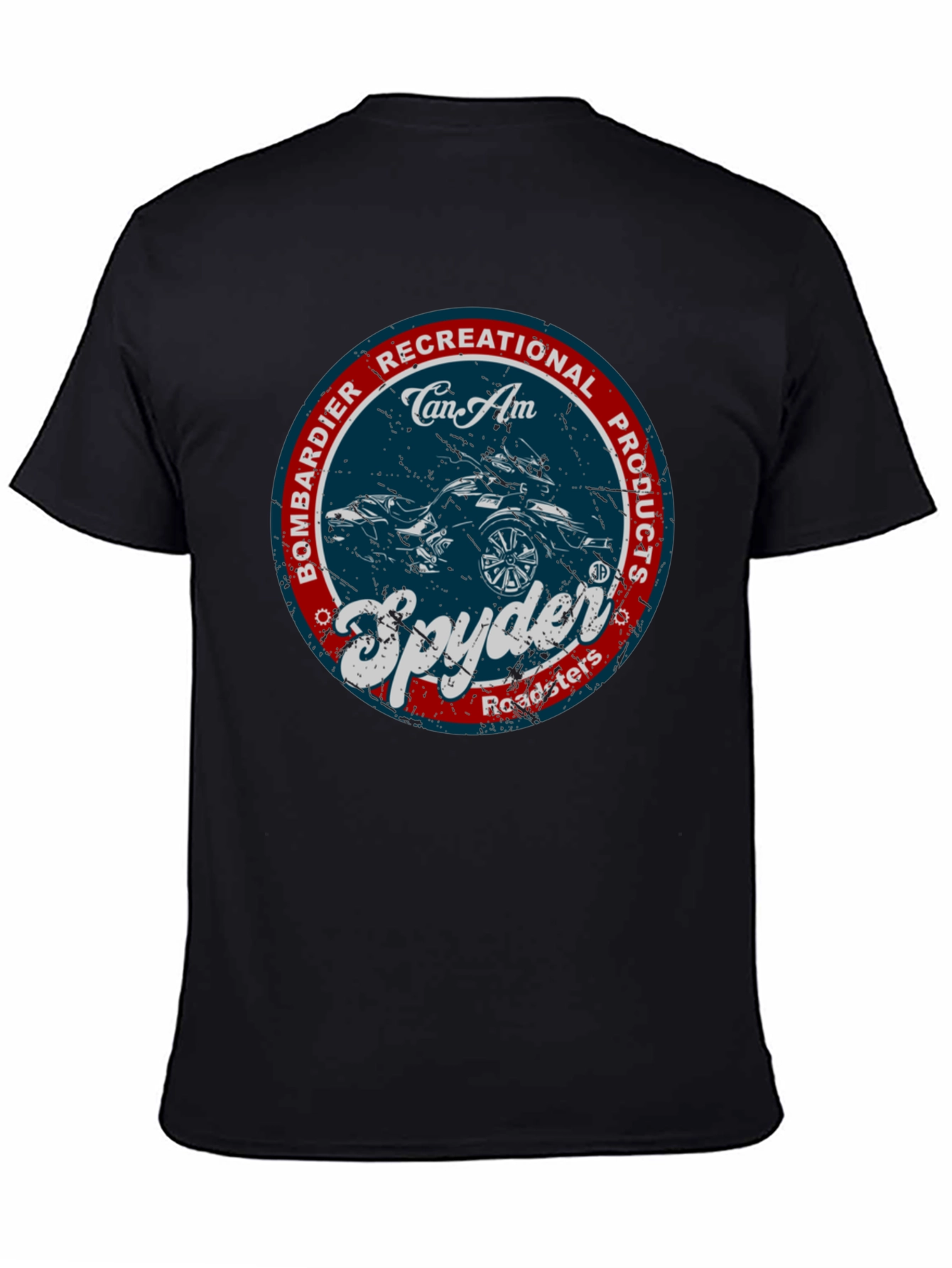 Can-Am Spyder Roadster Black T-Shirt