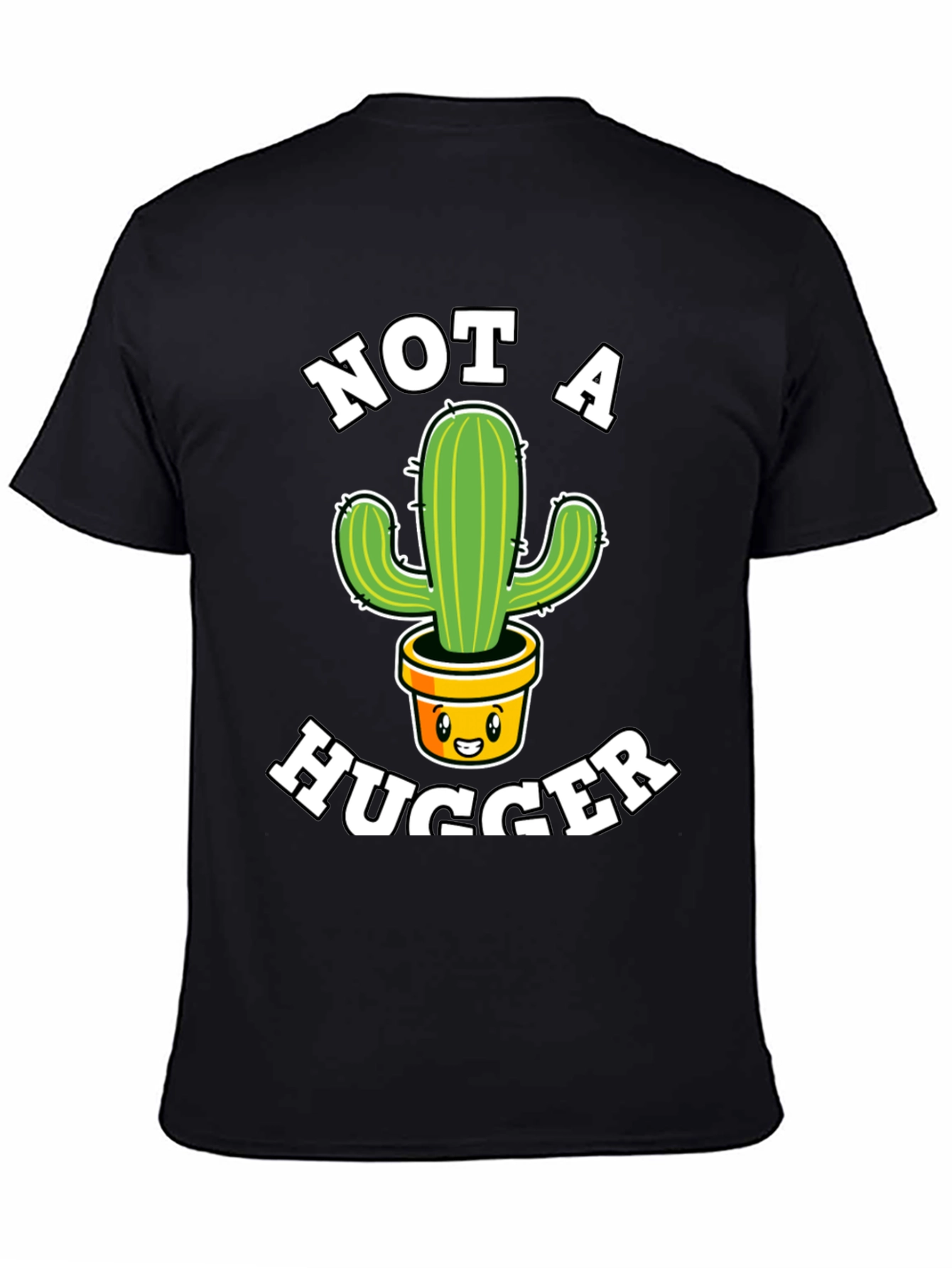 Not a Hugger Cactus Graphic T-Shirt