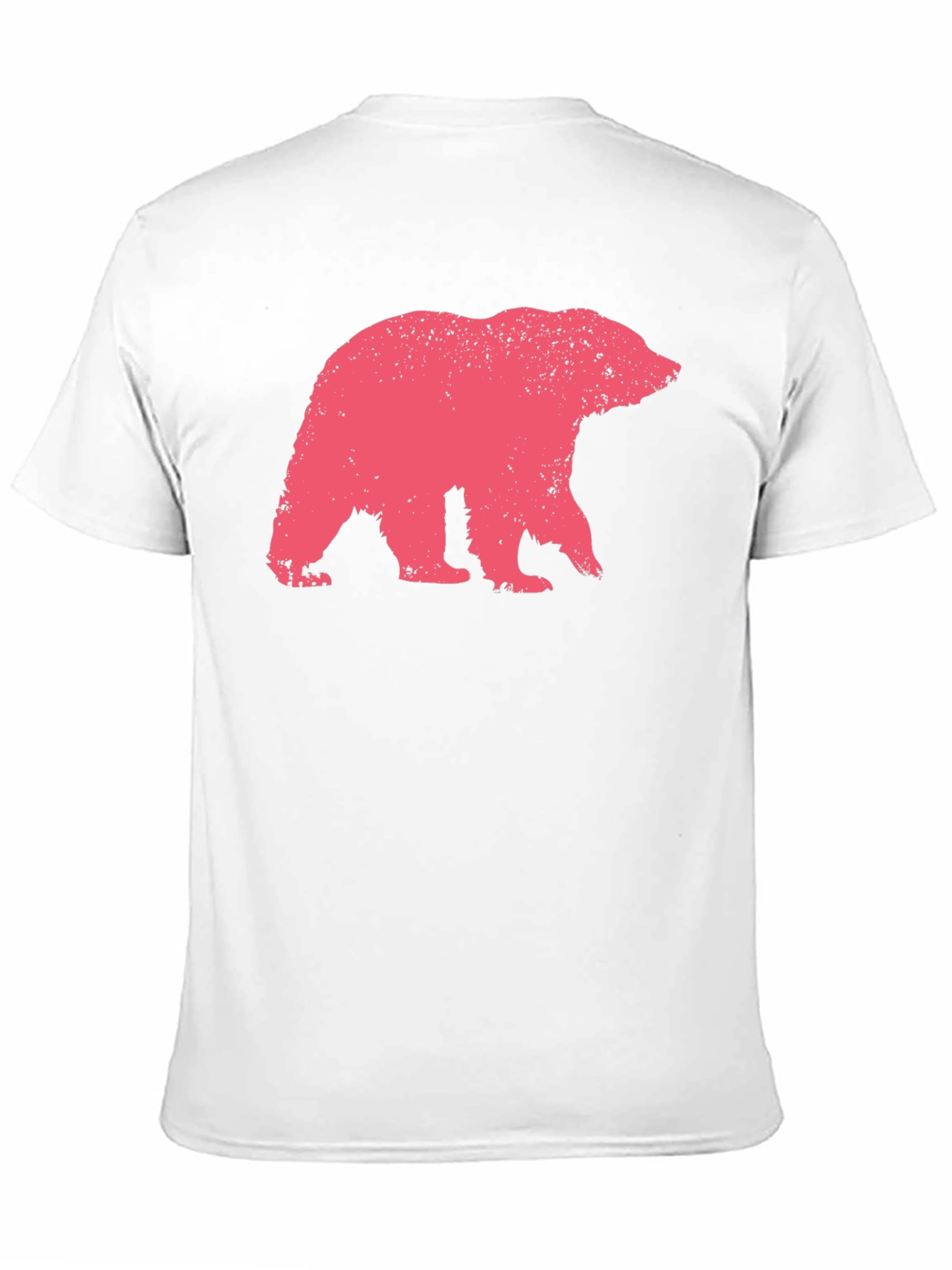 Bear Graphic Print Crew Neck T-Shirt