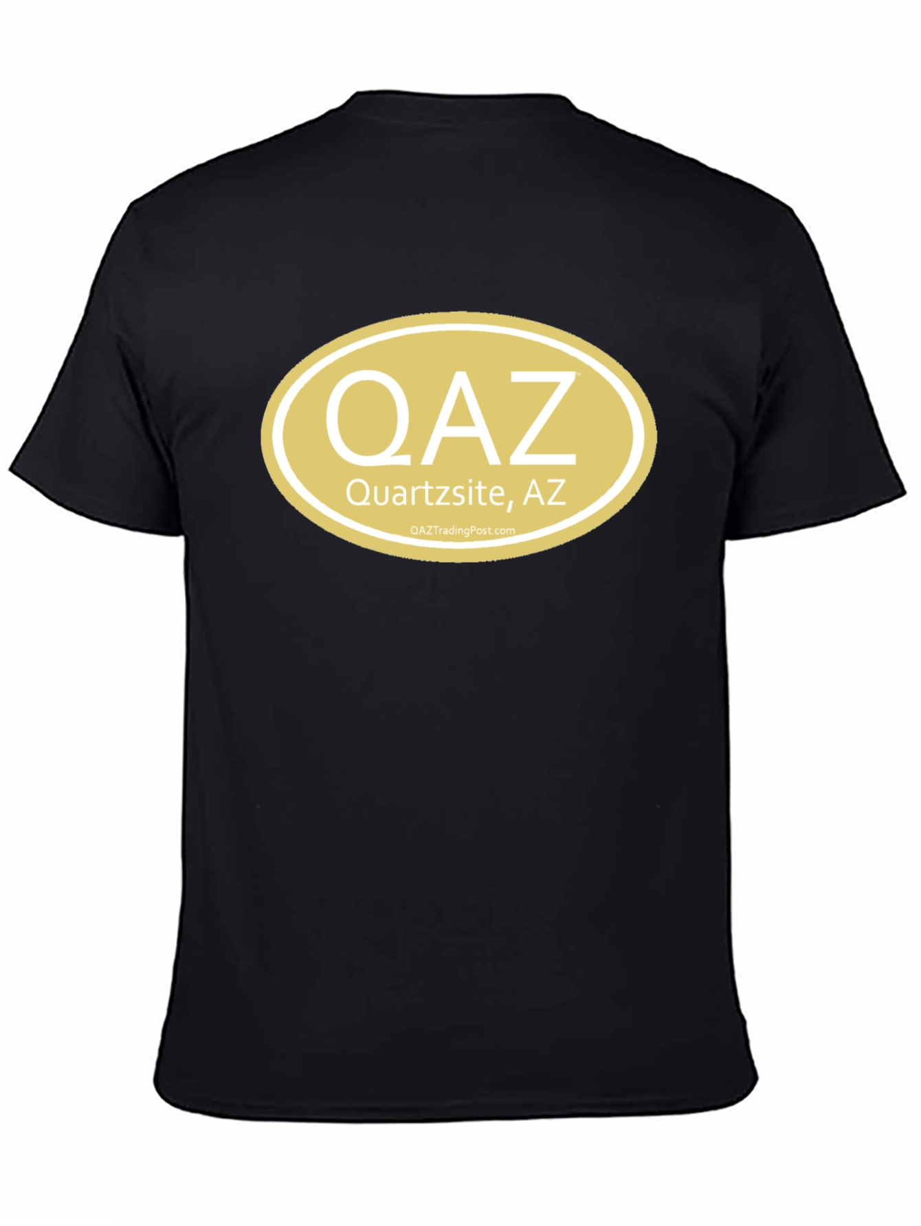Quartzsite AZ T-Shirt - QAZ Oval Design