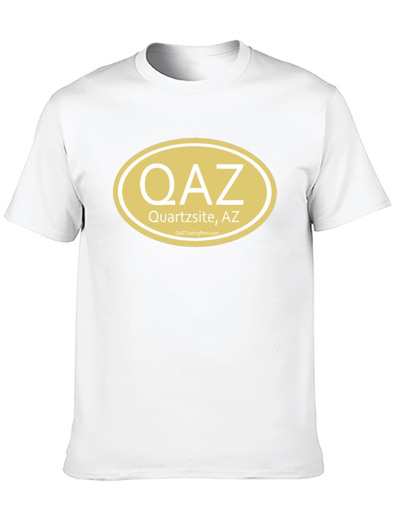 Quartzsite AZ T-Shirt - QAZ Oval Design