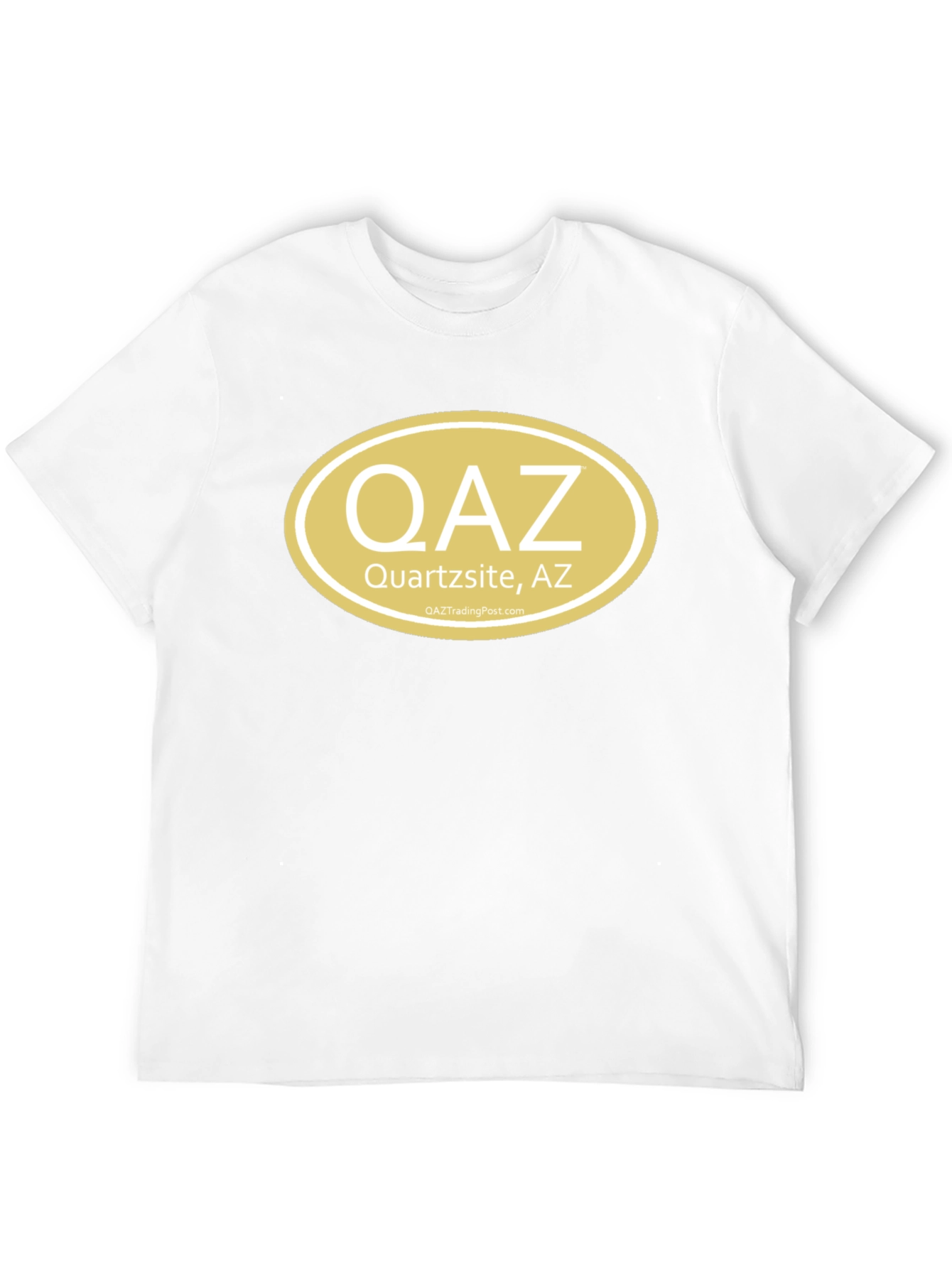 Quartzsite AZ T-Shirt - QAZ Oval Design