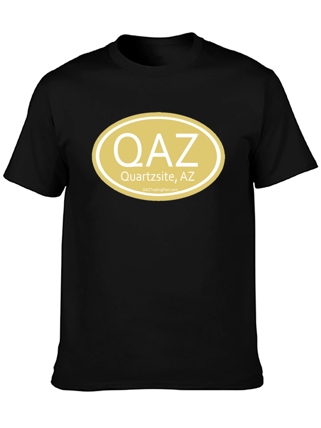 Quartzsite AZ T-Shirt - QAZ Oval Design