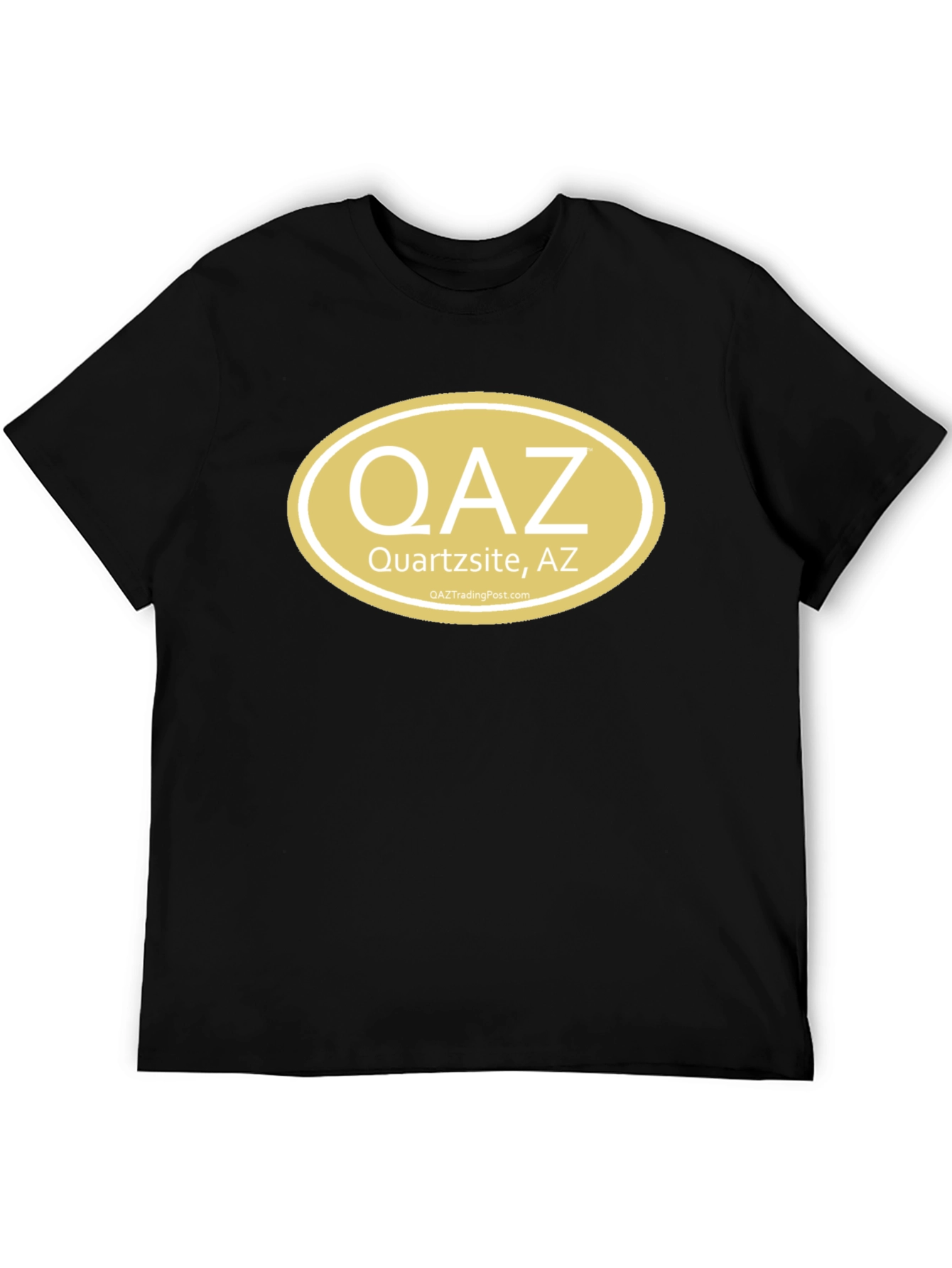 Quartzsite AZ T-Shirt - QAZ Oval Design