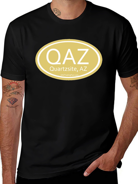 Quartzsite AZ T-Shirt - QAZ Oval Design