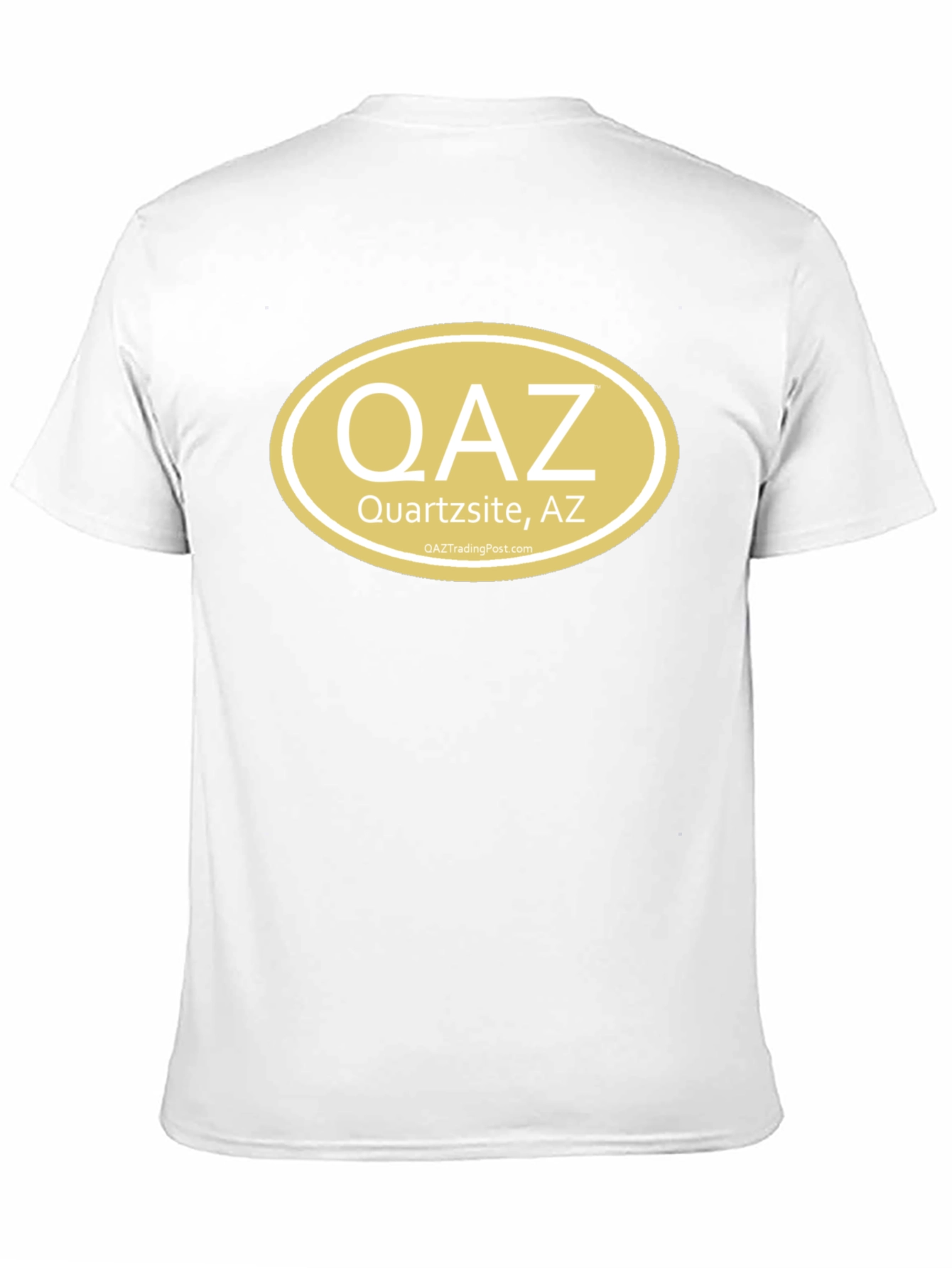 Quartzsite AZ T-Shirt - QAZ Oval Design