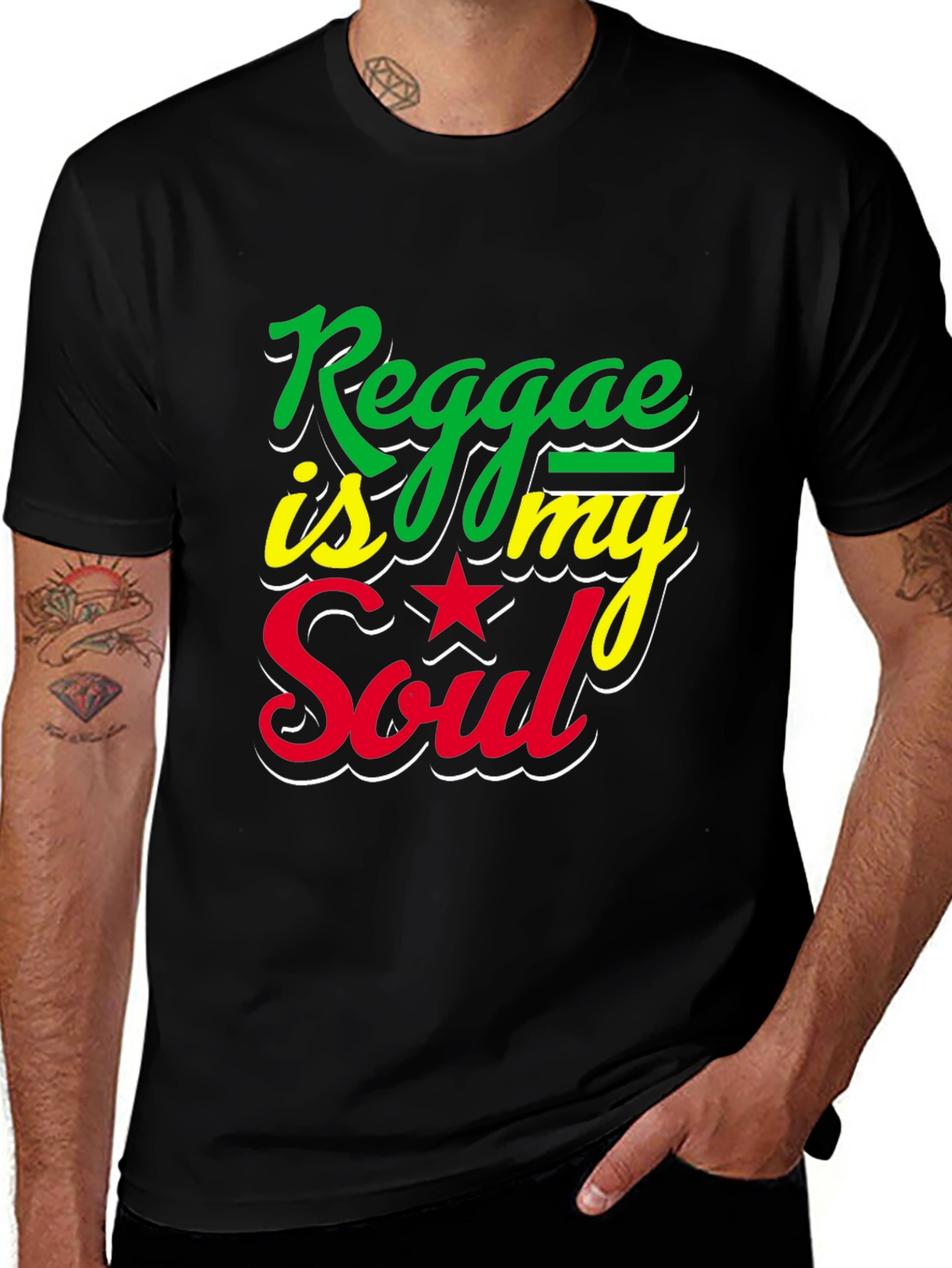 Reggae Is My Soul Graphic T-Shirt
