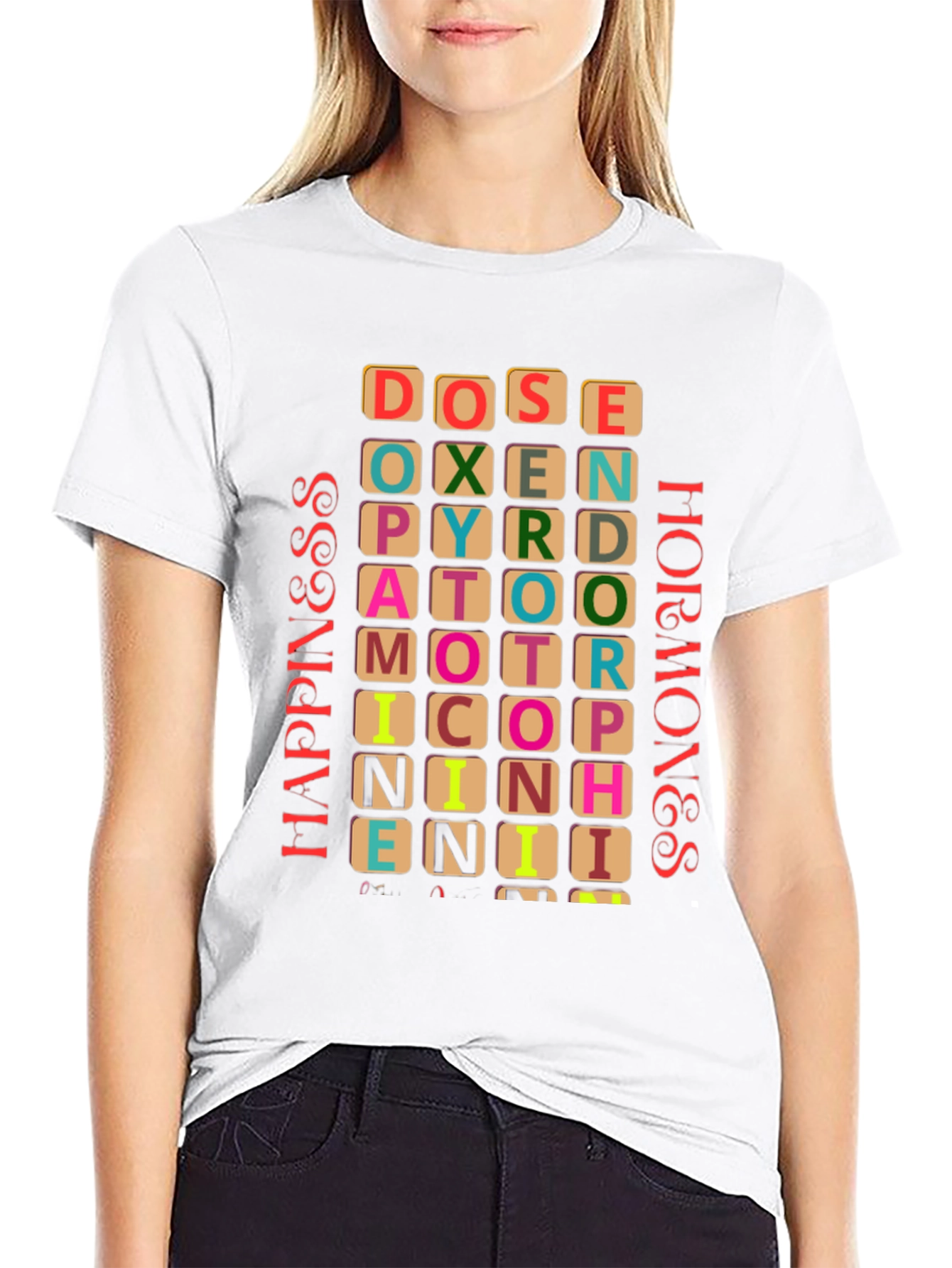Happiness Hormones Graphic T-Shirt