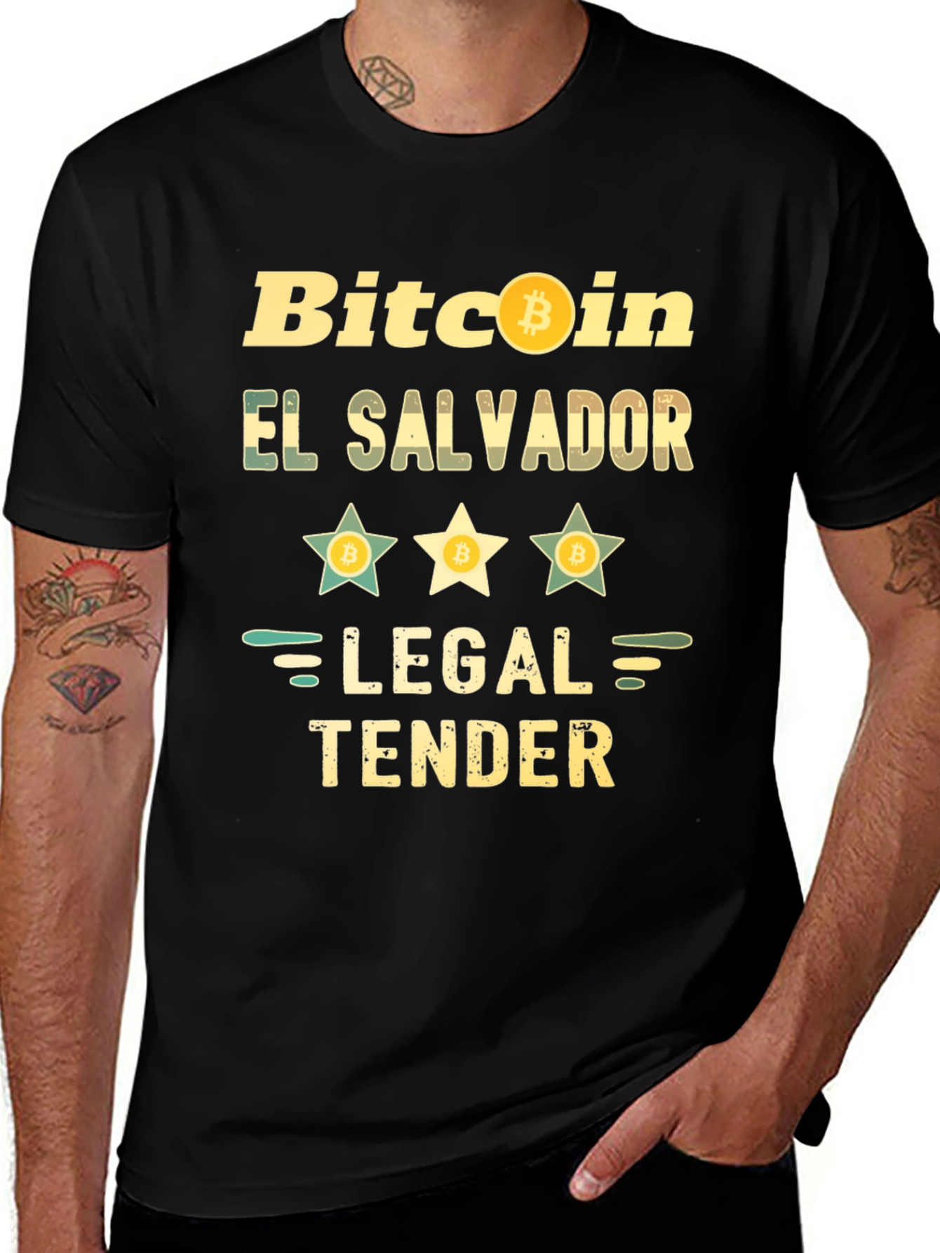 Bitcoin El Salvador Legal Tender Tee