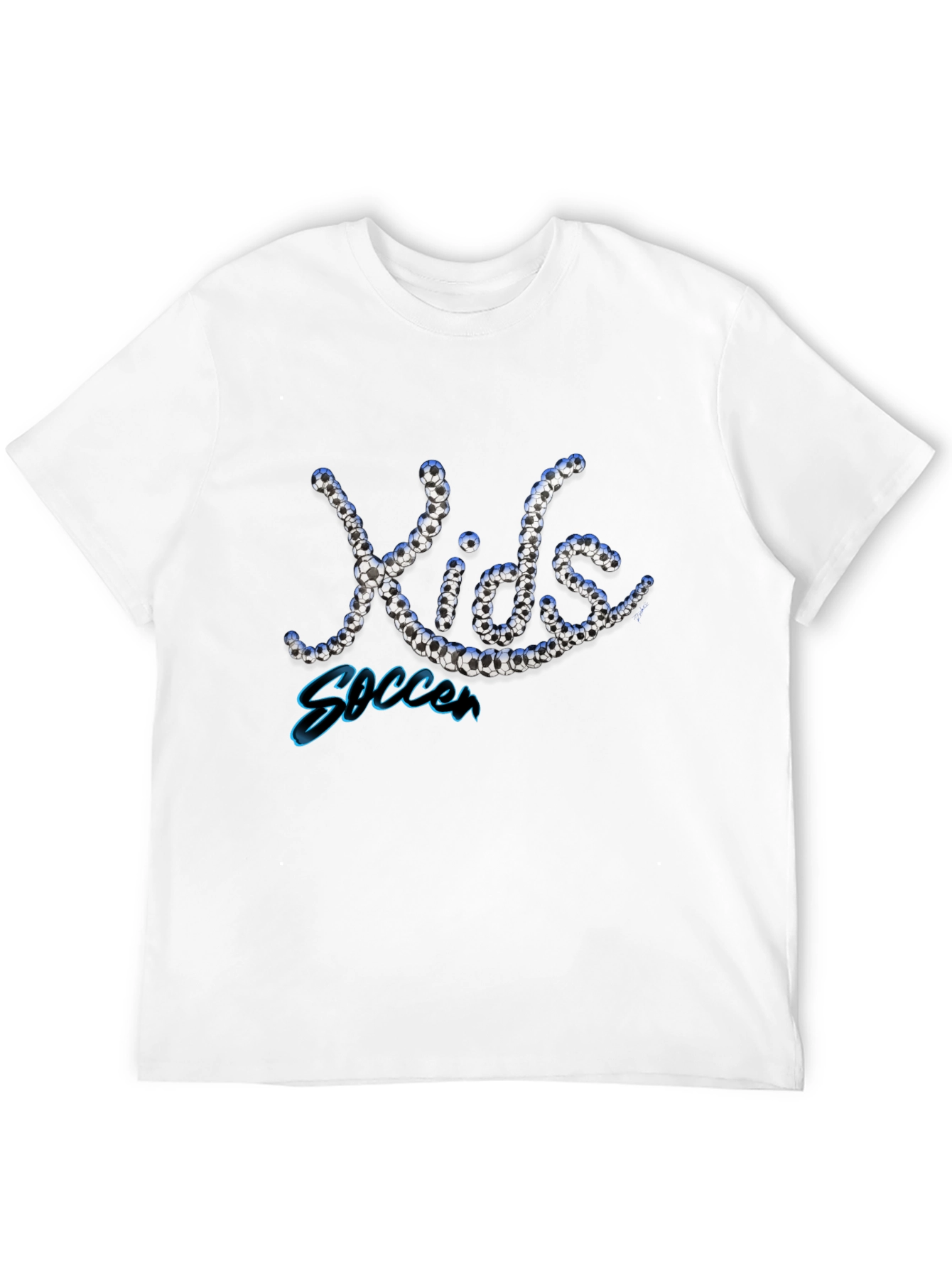 Kids Soccer T-Shirt - Novelty Graphic Tee