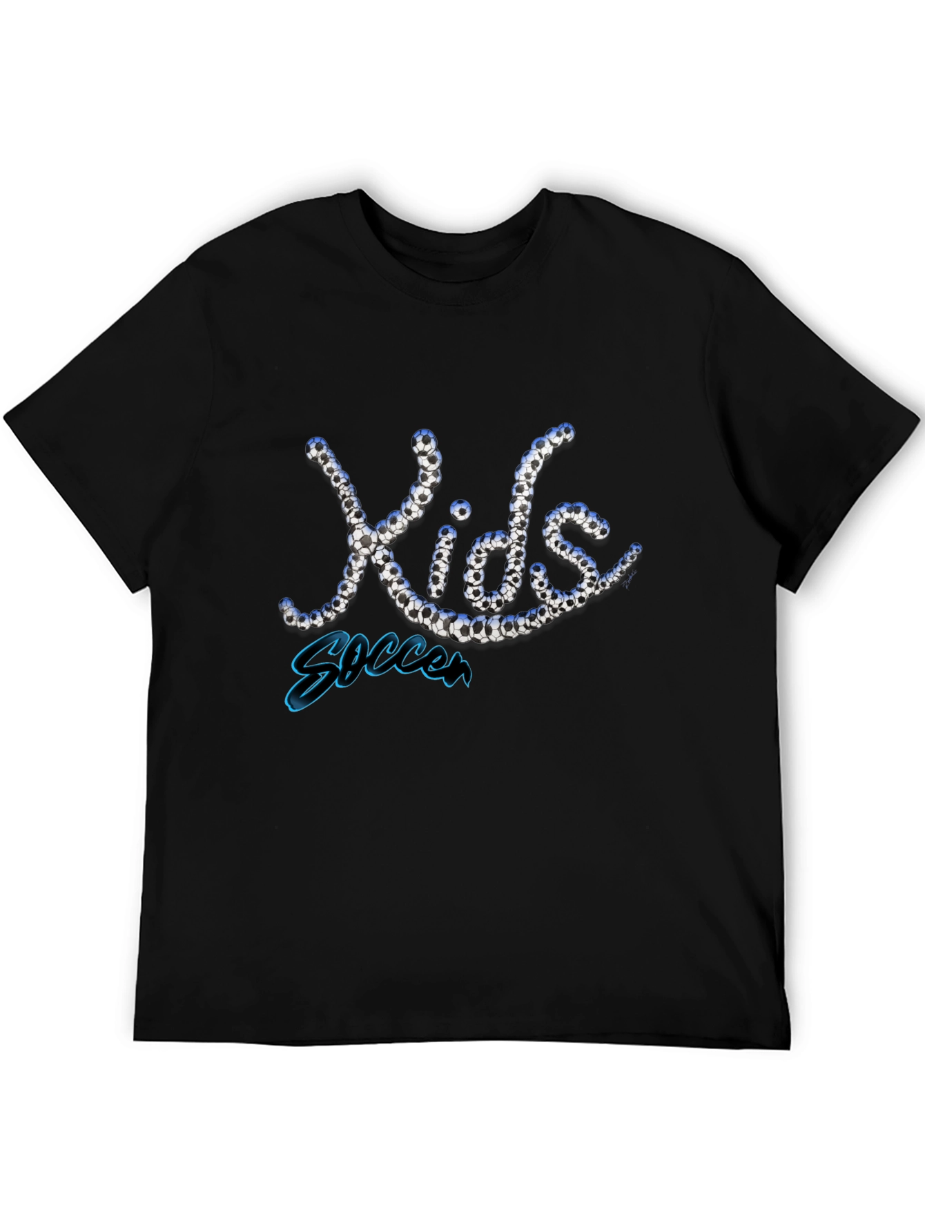 Kids Soccer T-Shirt - Novelty Graphic Tee