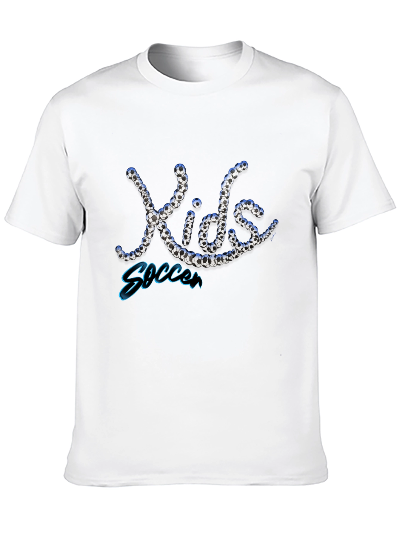 Kids Soccer T-Shirt - Novelty Graphic Tee