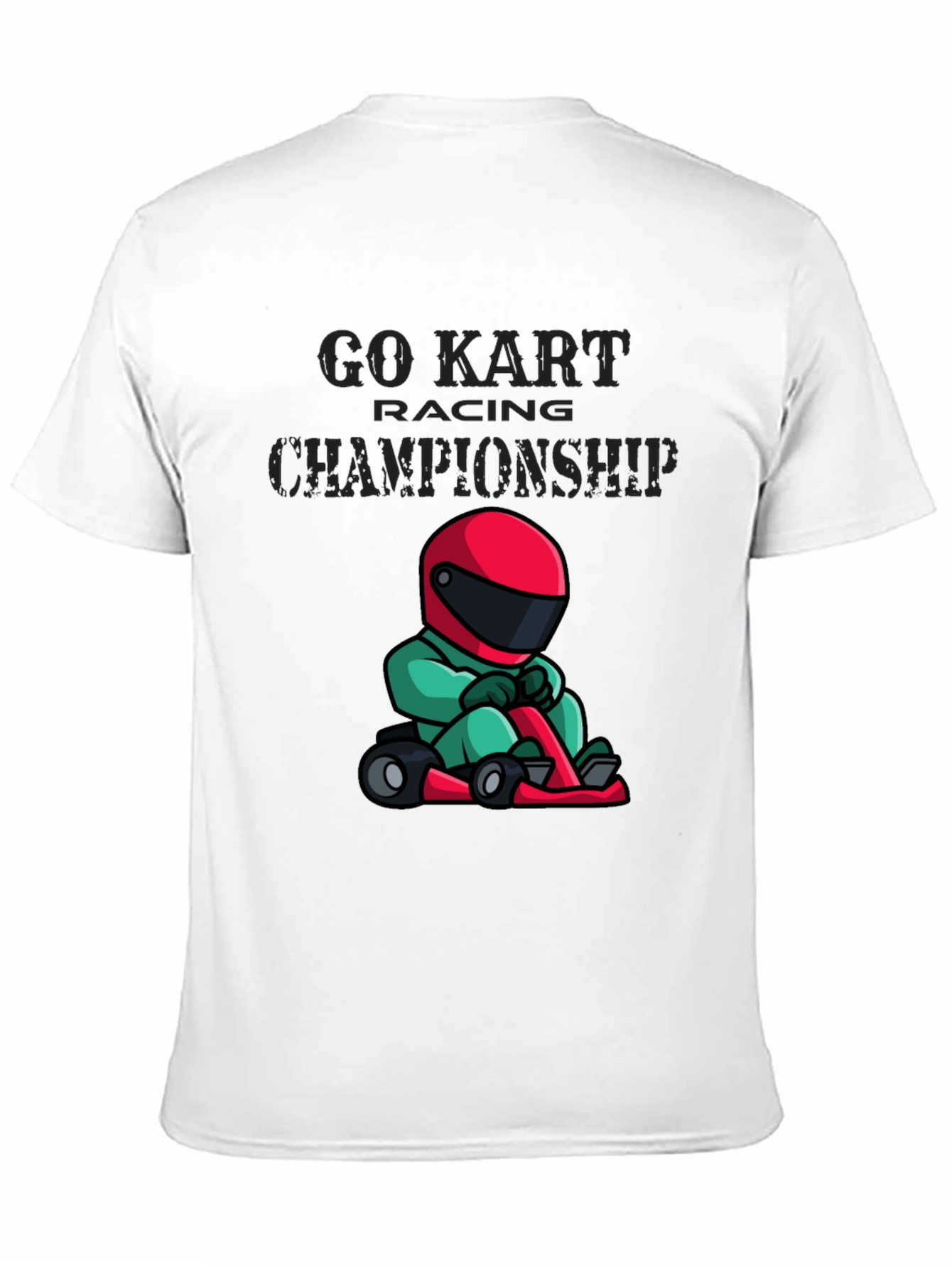 Go Kart Racing Championship Black T-Shirt